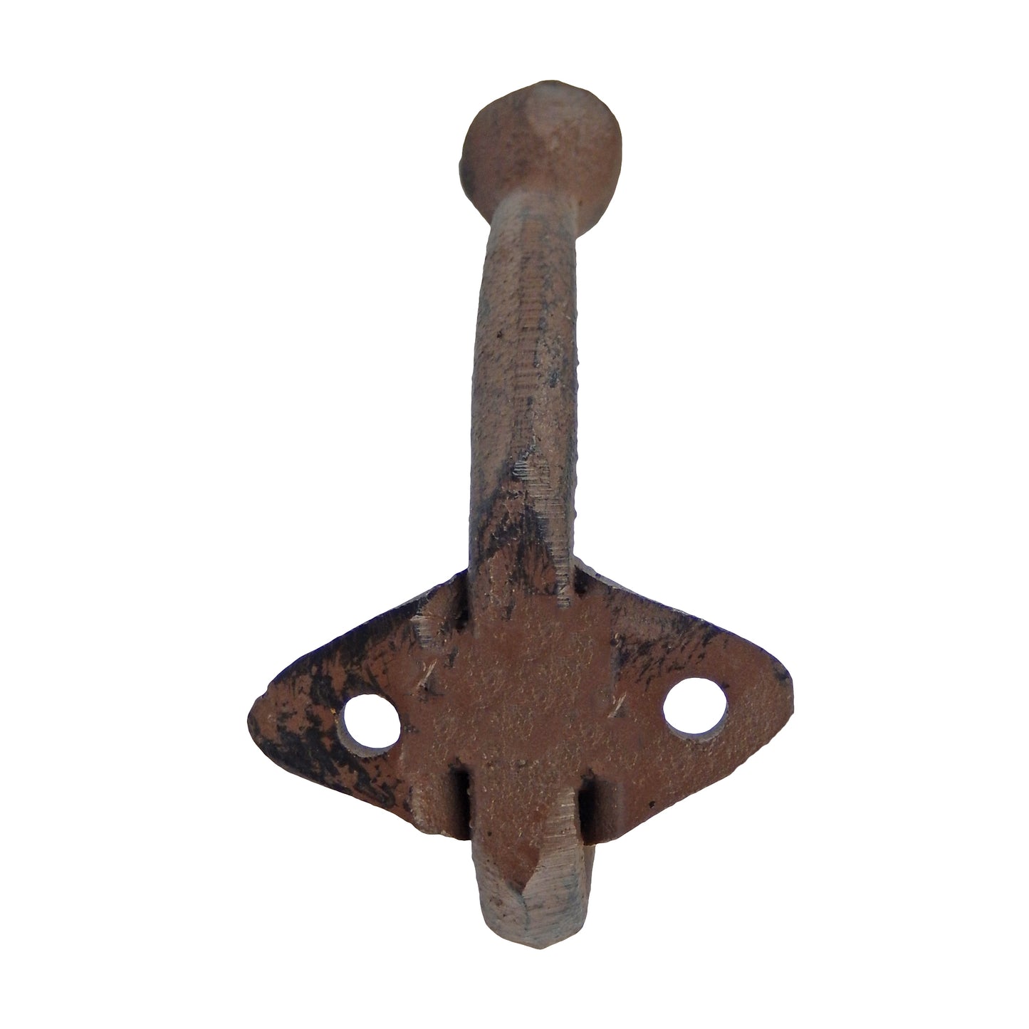 12 Cast Iron Double Wall Hooks Rustic Coat Hanger Key Holder Towel Purse 3 1/2"