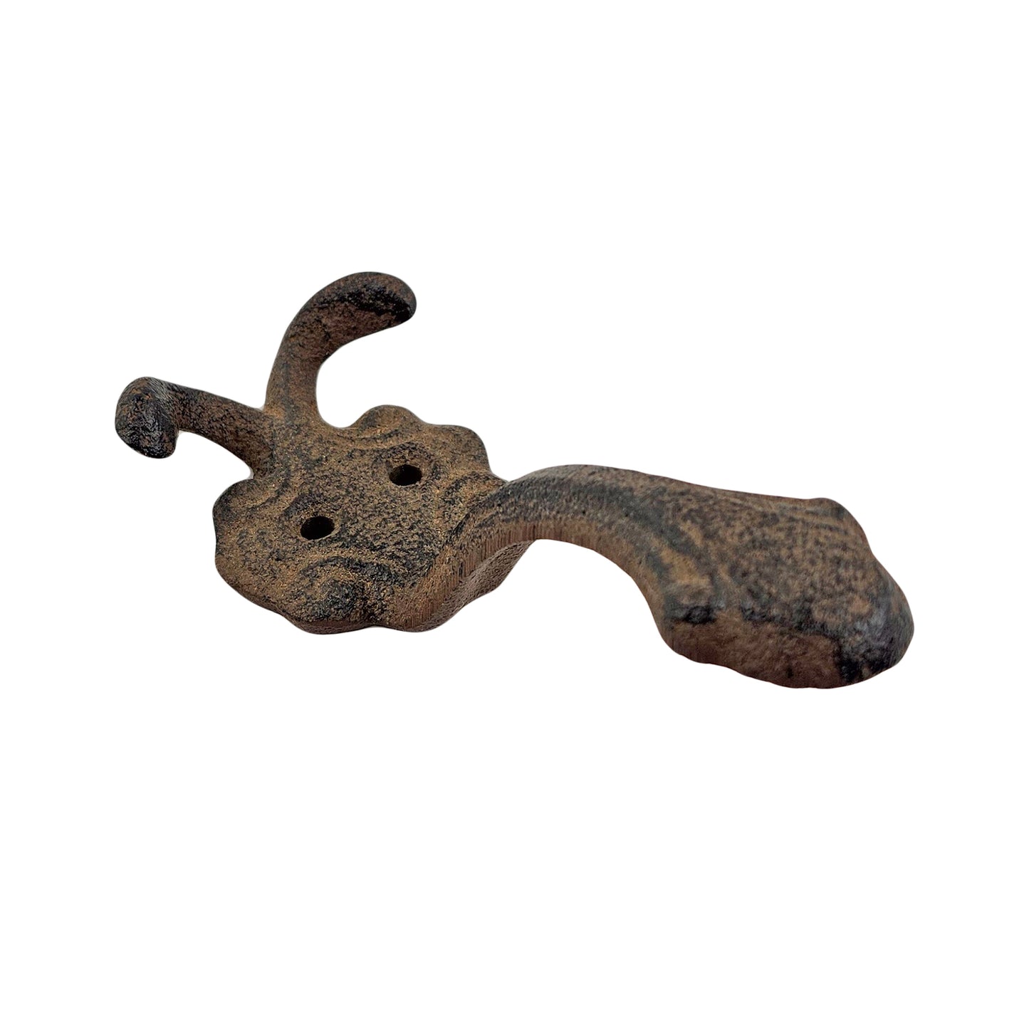 Cast Iron Triple Wall or Door Key Towel Coat Purse Hanger Rustic Antique Style