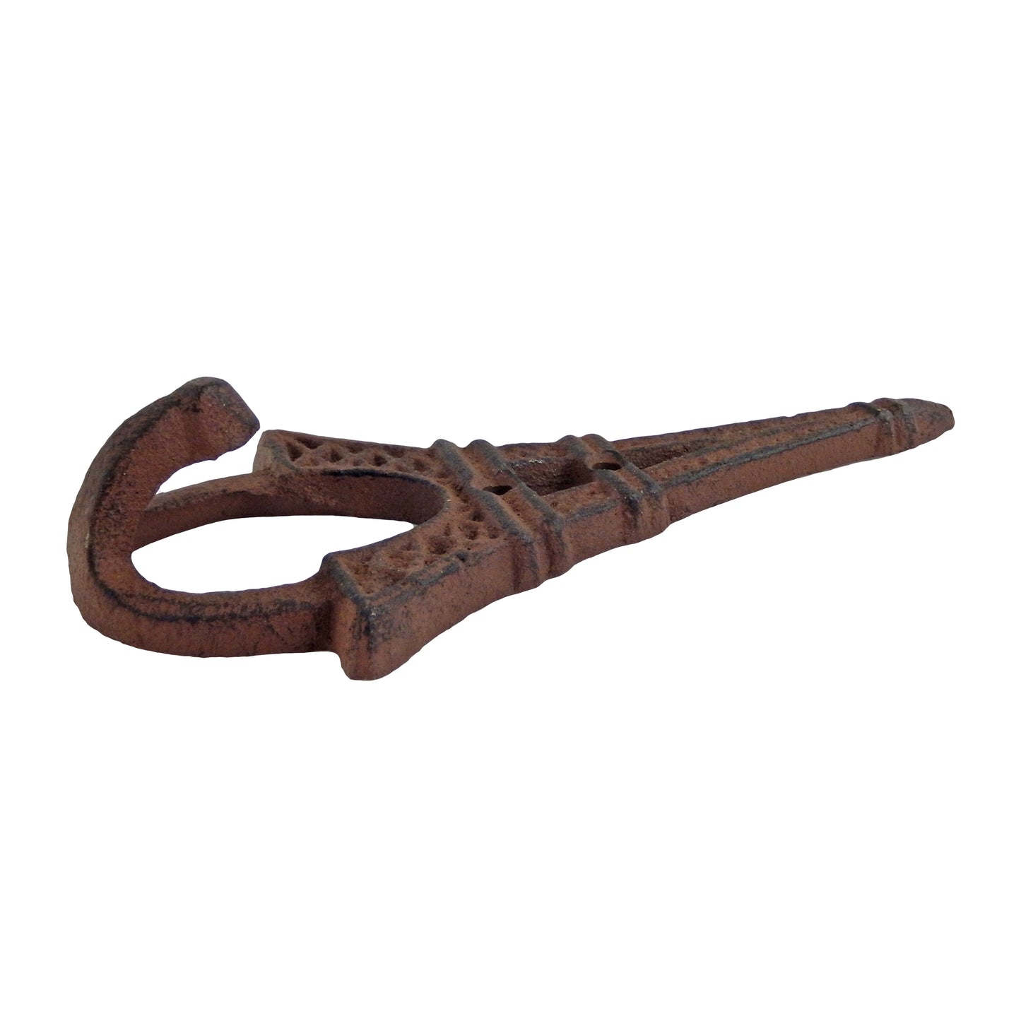 Cast Iron Eiffel Tower Key Hook Towel Coat Hanger Wall Mounted Antique Style