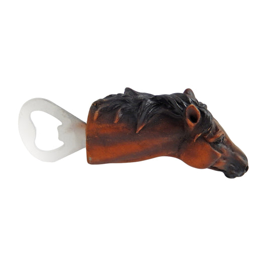 Brown Horse Beer Soda Bottle Opener Hand-Held Western Kitchen Bar Man Cave