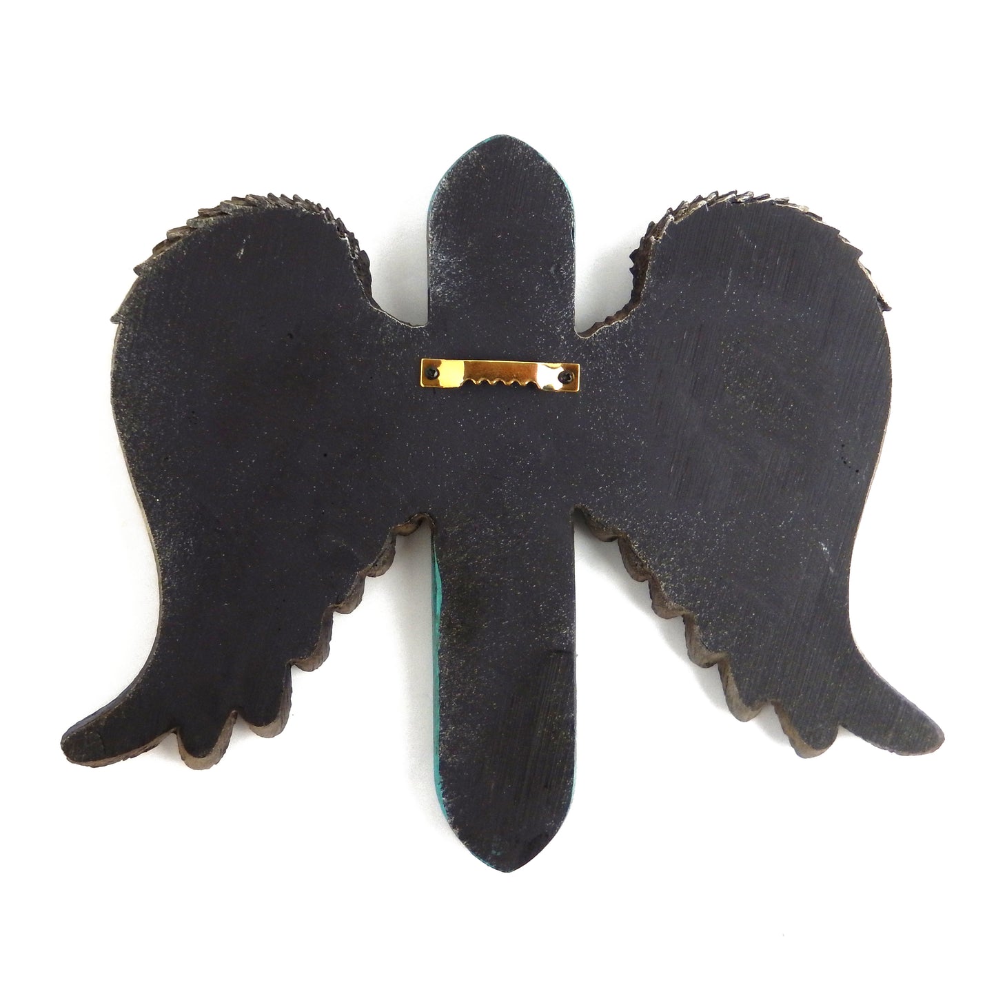 Family Wall Cross With Angel Wings Christian Church Home Decor Hand Painted