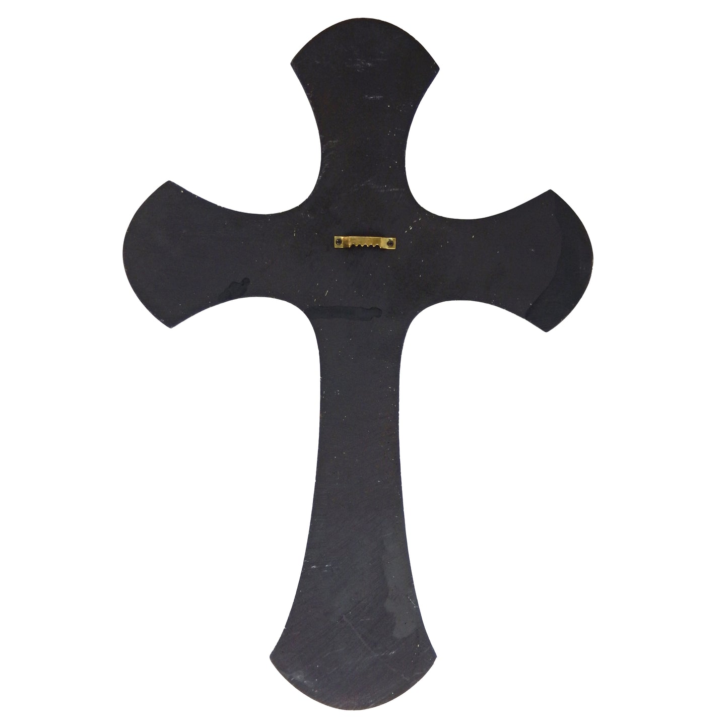 Heart With Jewel Wall Cross Engraved Stone Look Inspirational Joy Hope Grace 19 inch