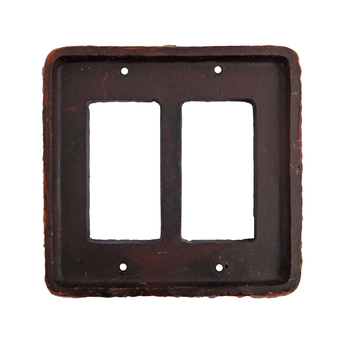 Western Floral Turquoise Cross Rope 2 Gang Wall Plate Cover Double Rocker Switch