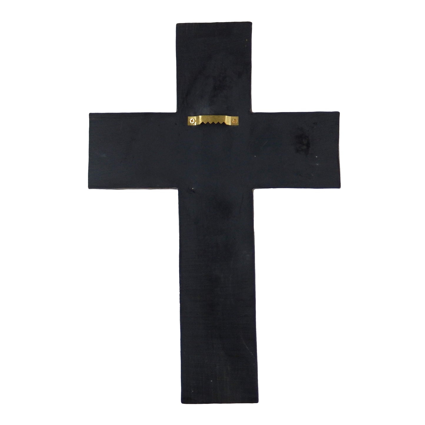 Faith Makes All Things Possible Scrolls Wall Cross Turquoise Accents Stone Look