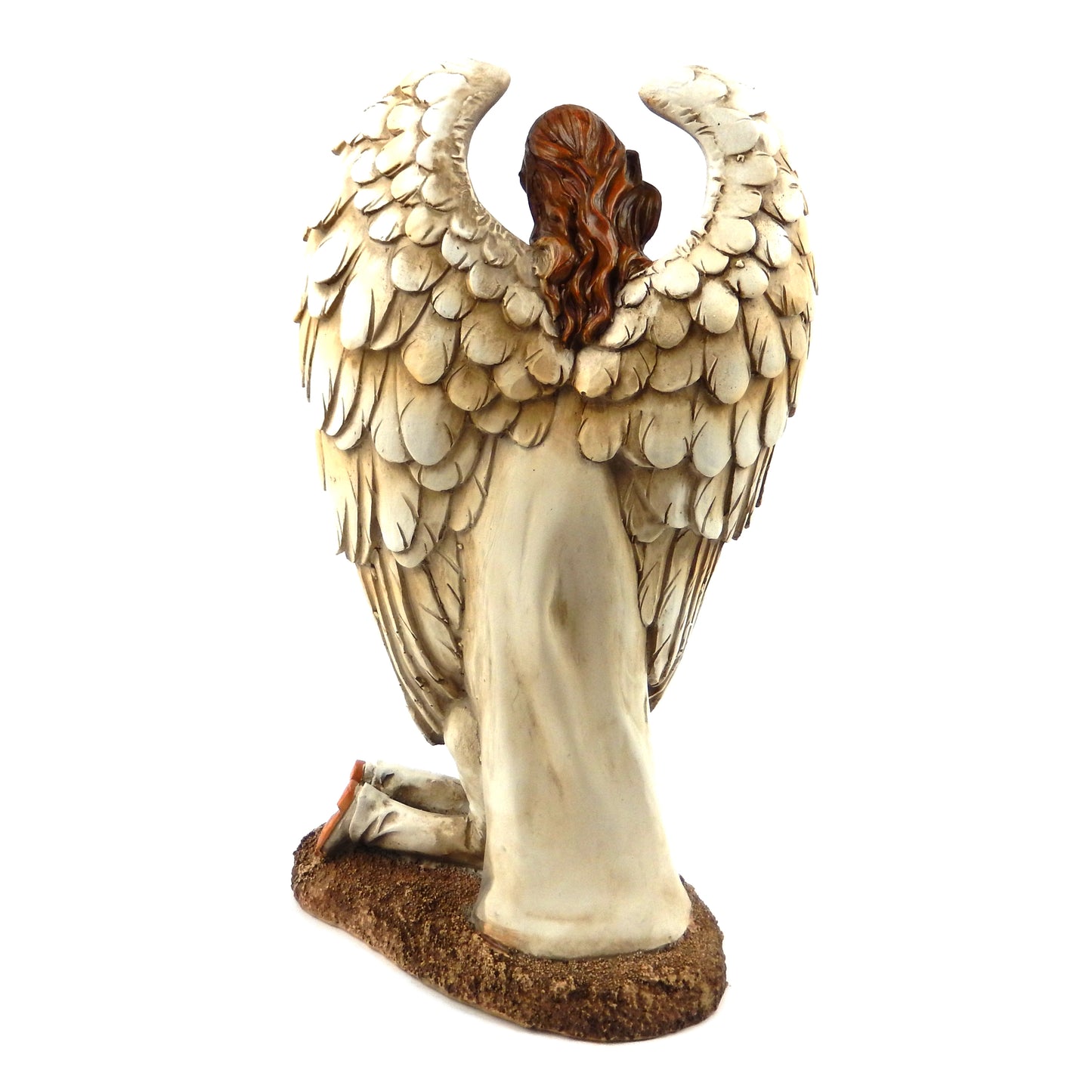 Navy Sailor Winged Guardian Angel Statue Figurine Military Religious Decor