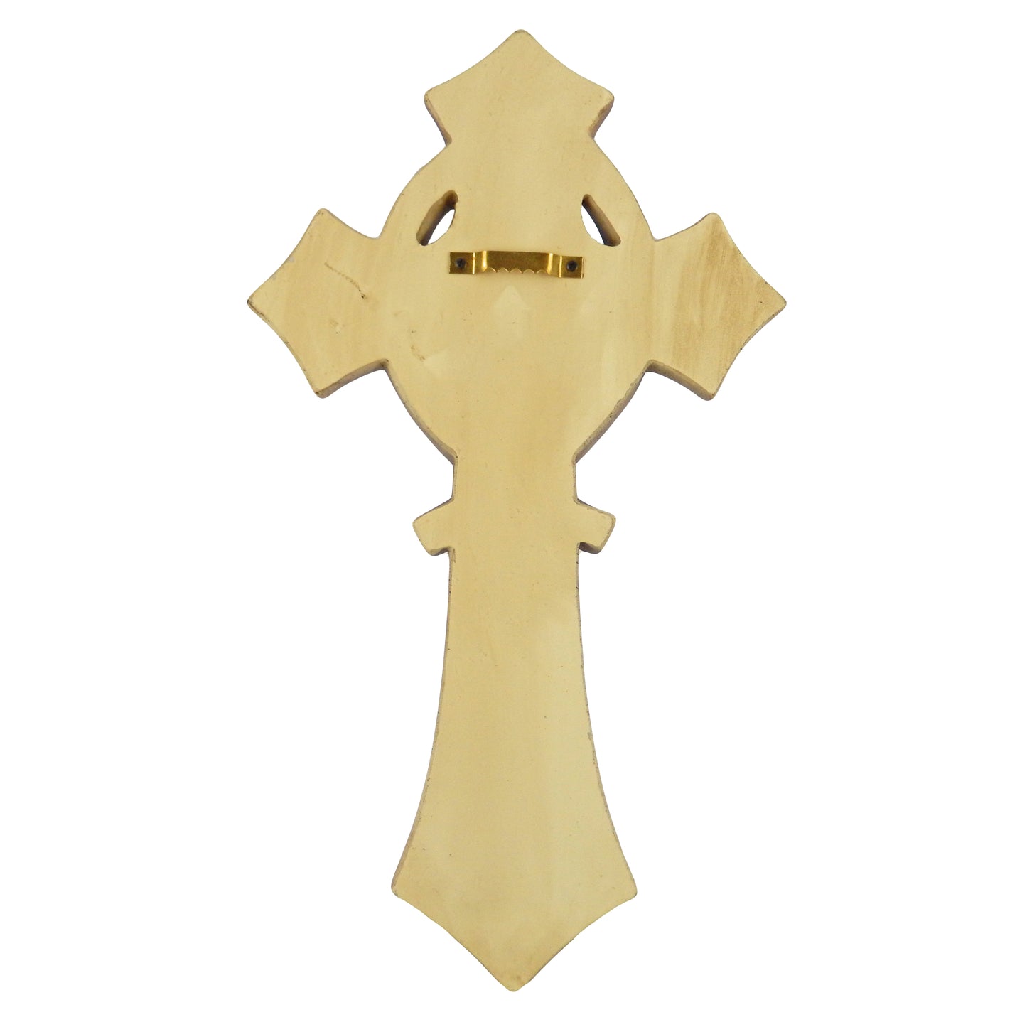 Jesus Fish Ichthys Symbol Turquoise Decorative Wall Hanging Cross Stone Look 12 x 7 inch
