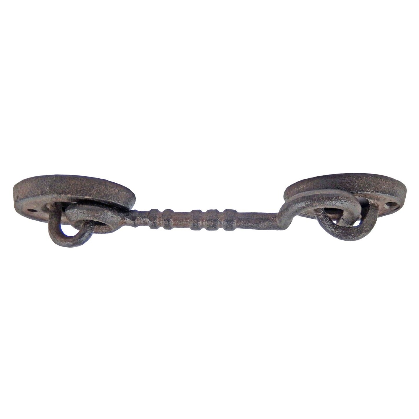 Cast Iron Swivel Hook & Eye Door Latch Hasp Gate Hardware Antique Style 6" Arm