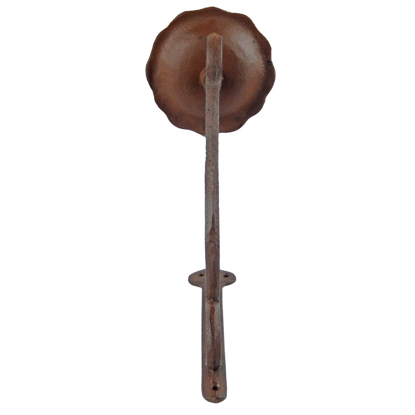 Cast Iron Scrolls Plant Hanger Bracket Hook Bird Feeder Garden Porch Decor Brown