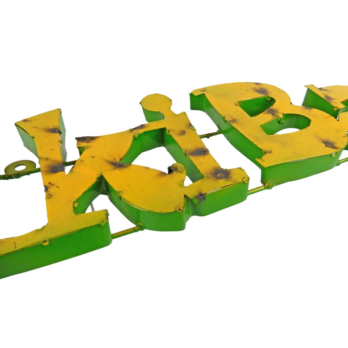 Tiki Bar Recycled Metal Sign Colorful Man Cave Bar Cantina Wall Decor 29 inch