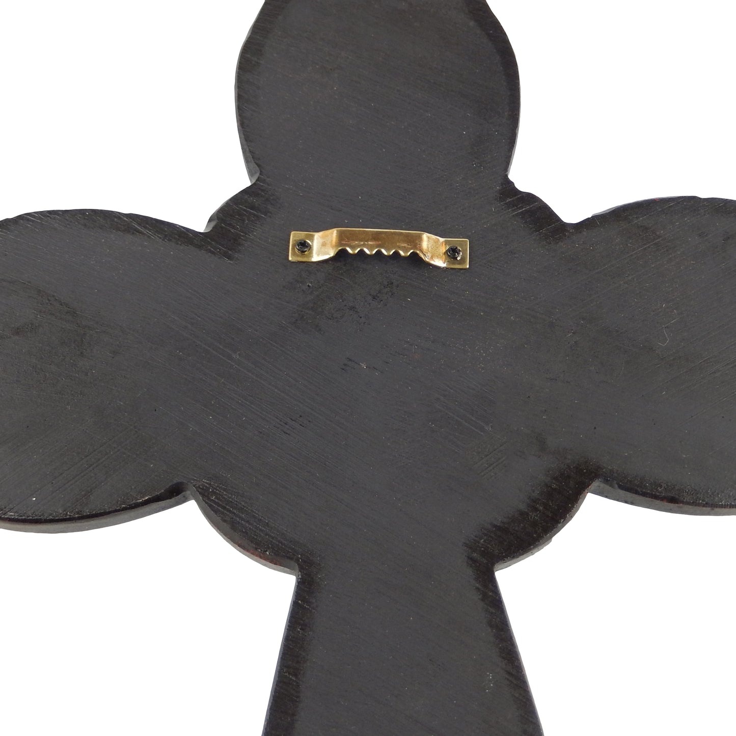 Large Inspirational Religious Fleur De Lis Wall Cross Decor Rhinestone 19.5 inch