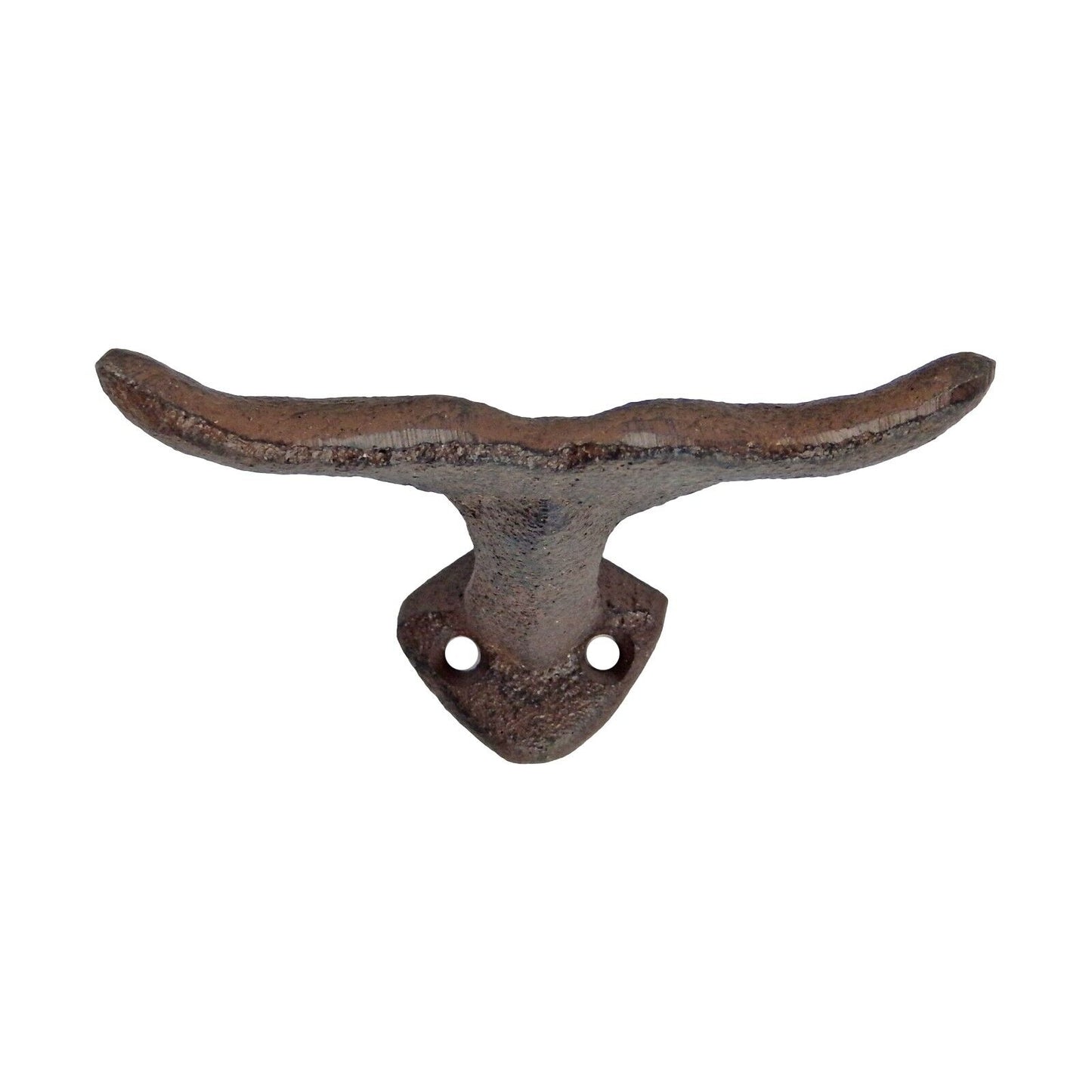 Cast Iron Whale Tail Wall Hook Nautical Bathroom Door Towel Coat Hanger Brown