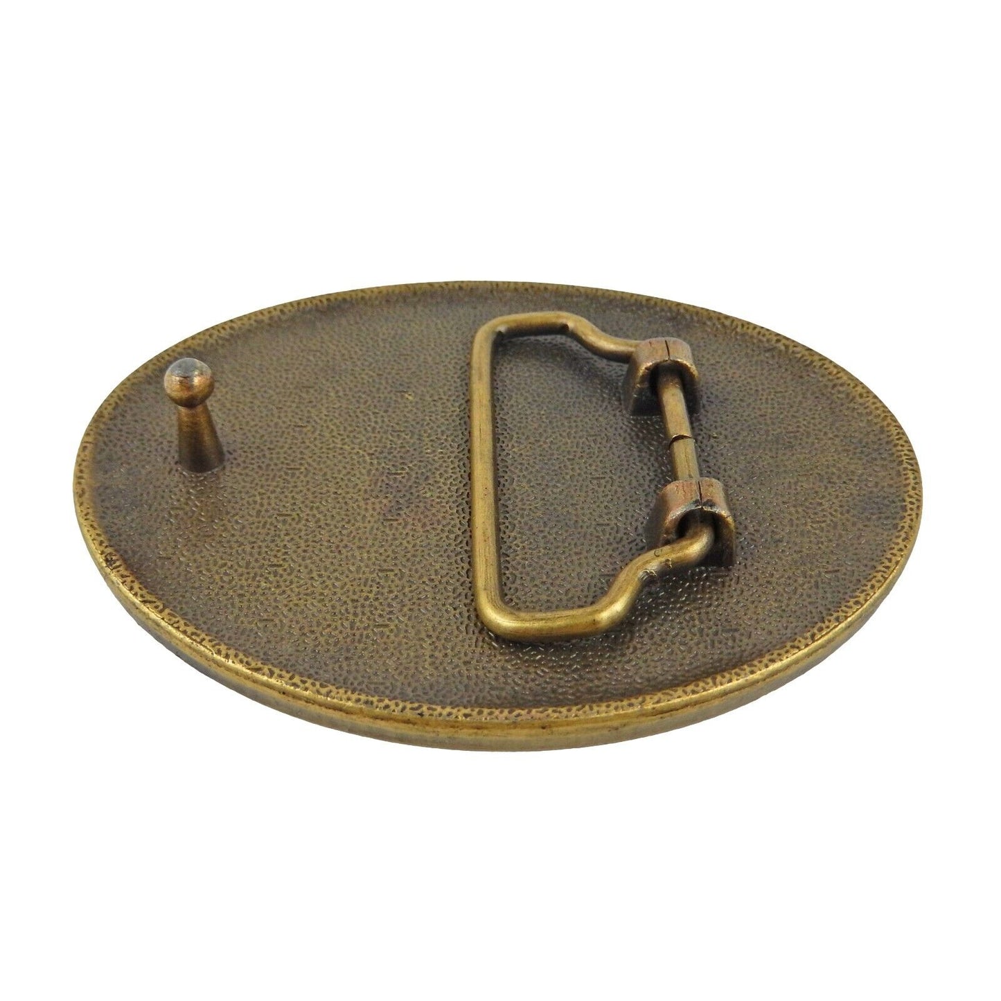 Don't Tread On Me Gadsden Flag Snake Belt Buckle Antique Bronze Black Enamel