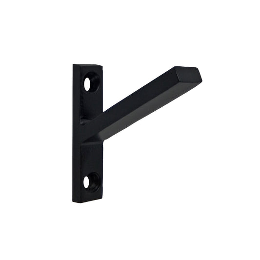 Tiny Black Metal Modern L Shaped Wall Hook Coat Towel Door Clothes Hanger 2 in