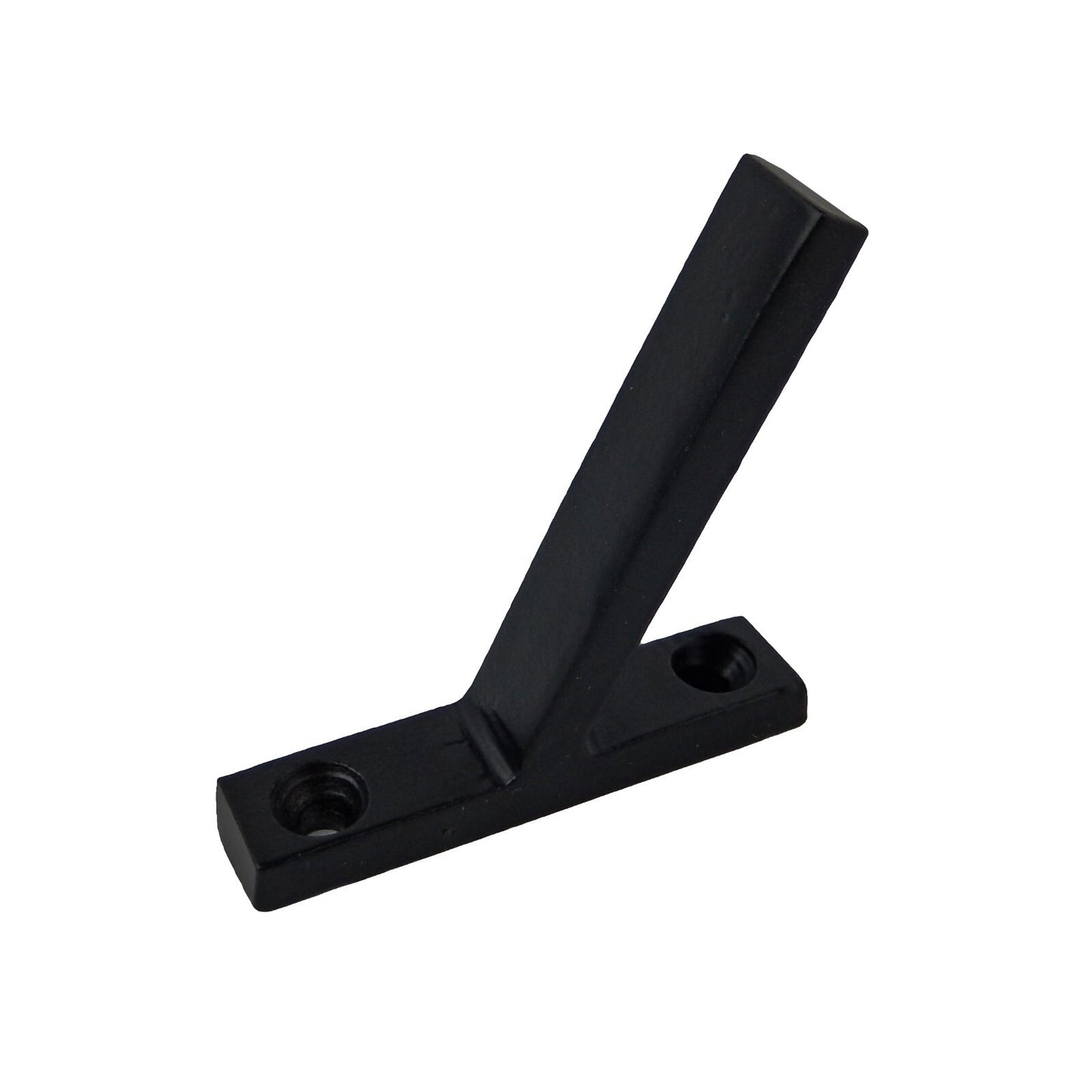 Tiny Black Metal Modern L Shaped Wall Hook Coat Towel Door Clothes Hanger 2 in
