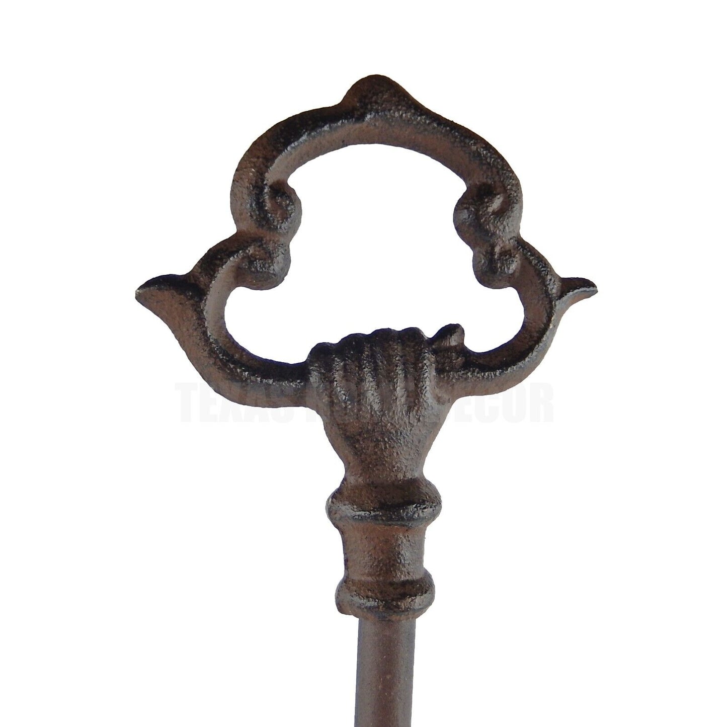 Pineapple Doorstop Porter with Handle Heavy Duty Cast Iron Antique Style Brown