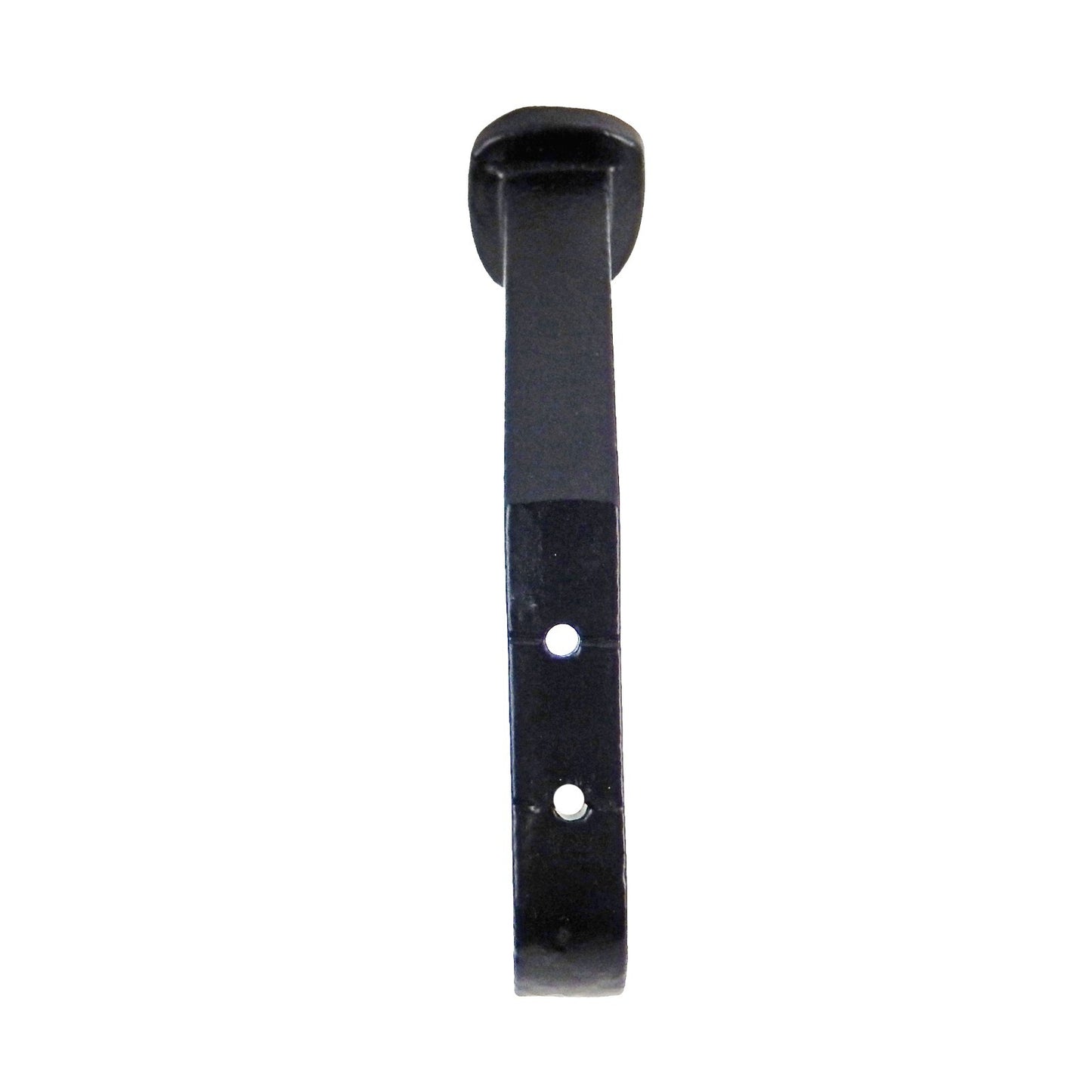 Black Cast Iron Railroad Spike Style Double Wall Hook Key Towel Coat Hanger 5 in