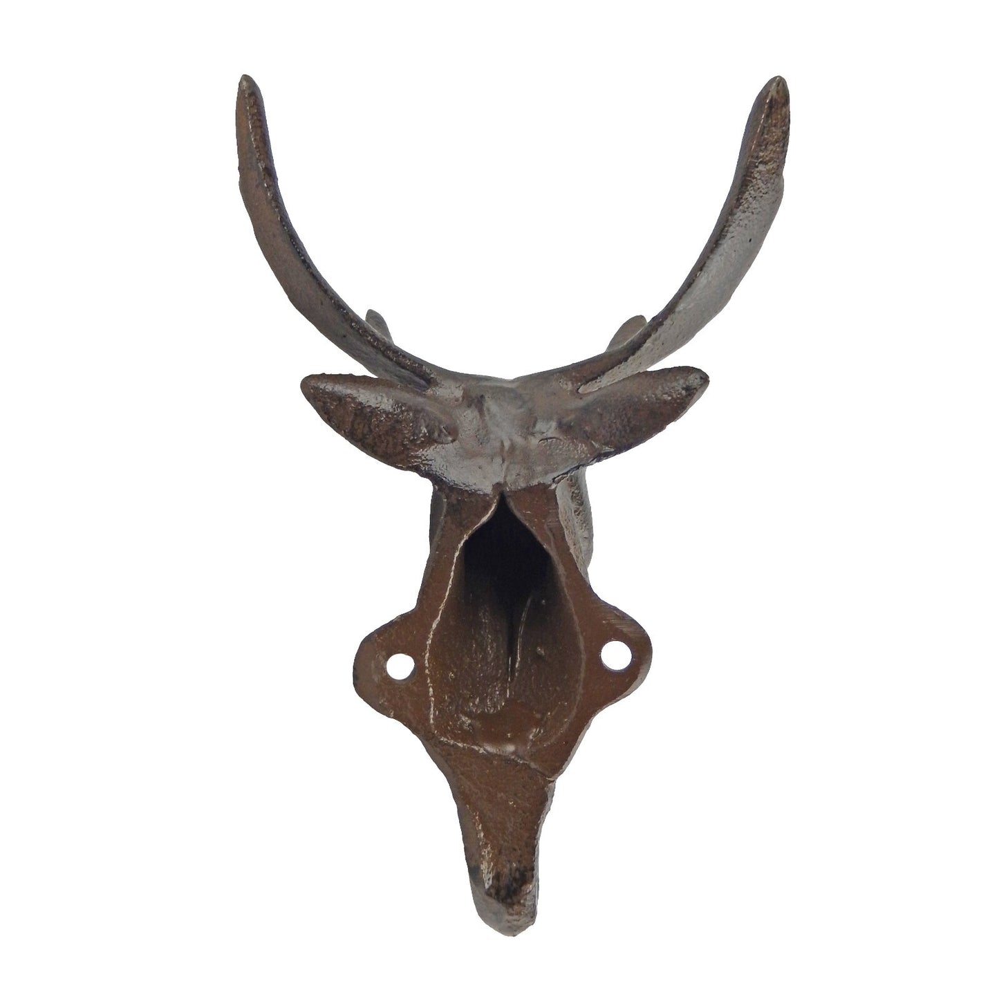 Cast Iron Moose Head Wall Hook Key Towel Coat Hanger Rustic Cabin & Lodge Decor
