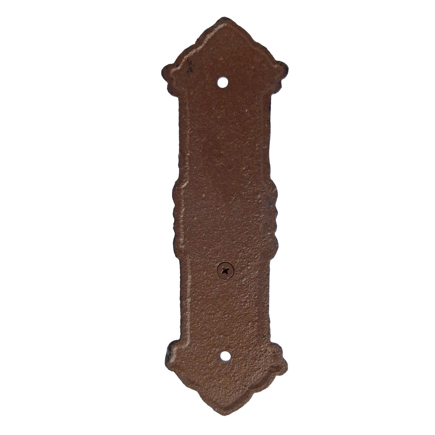 Antique Style Cast Iron Victorian Door Plate With Knob Wall Hook Decorative 8 in