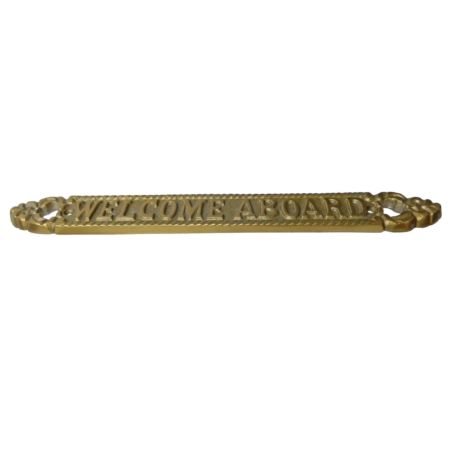 Fancy Welcome Aboard Aluminum Alloy Wall Decor Sign Nautical Beach Boat Accent