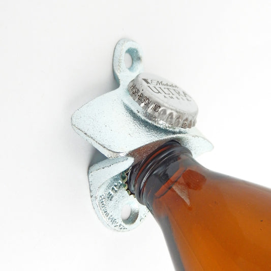 Starr Michelob Ultra Amber Cast Iron Beer Bottle Opener Wall Mounted Zinc Plated