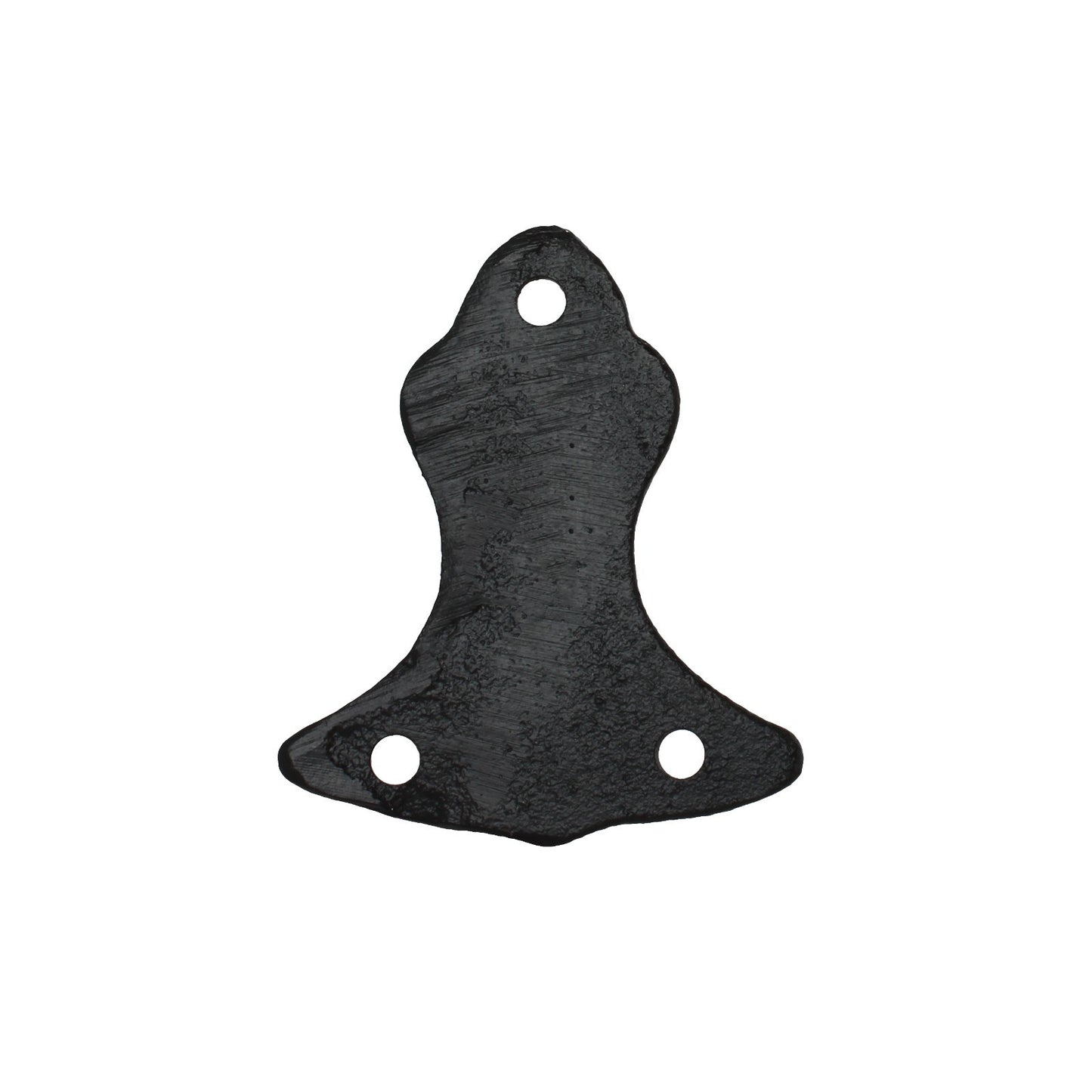 Cast Iron Fancy Black Wall Hook Towel Coat Hat Purse Behind Door Hanger 4.25 in