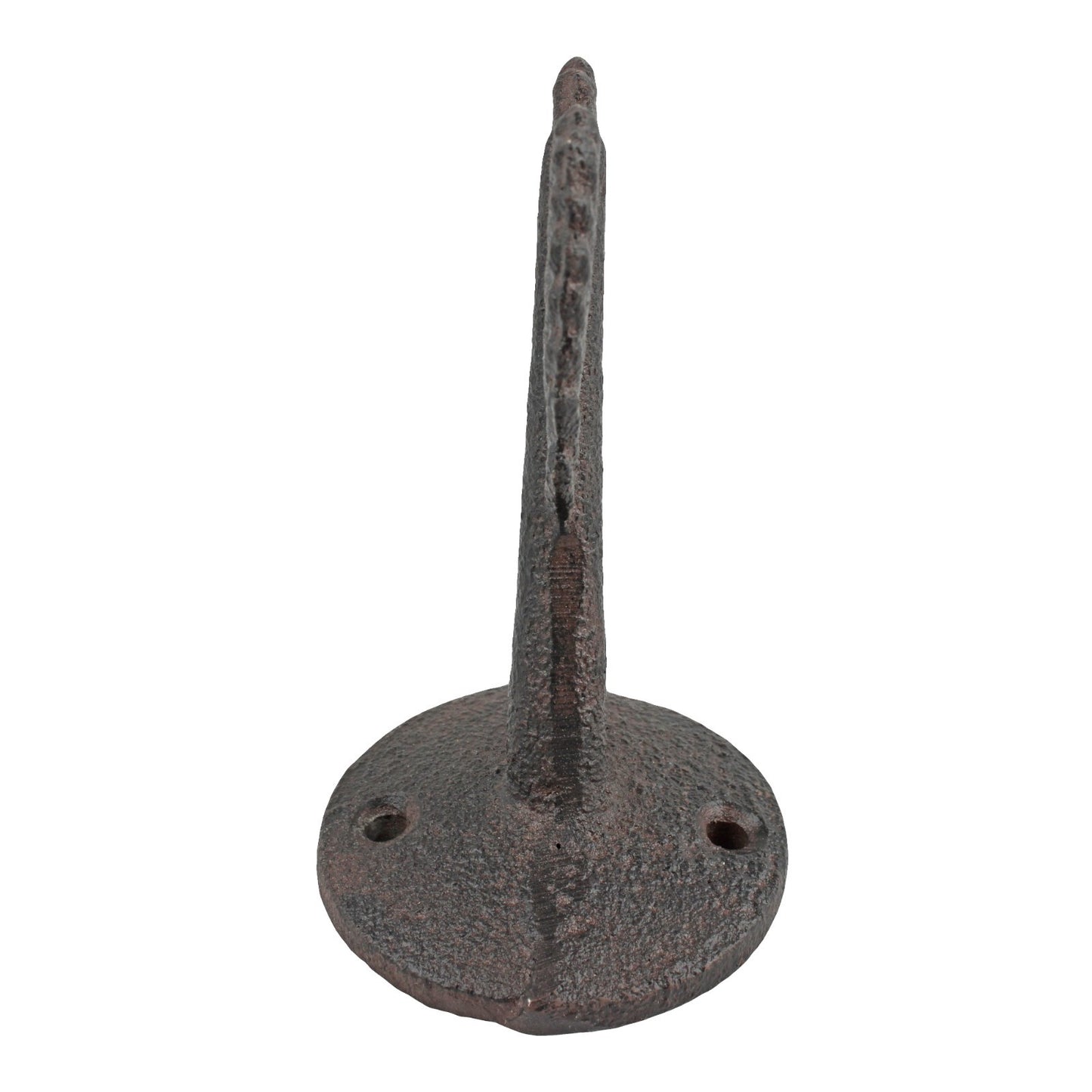 Cast Iron Arrow Feather Wall Hook Coat Towel Purse Hanger Rustic Brown 3 3/4 in