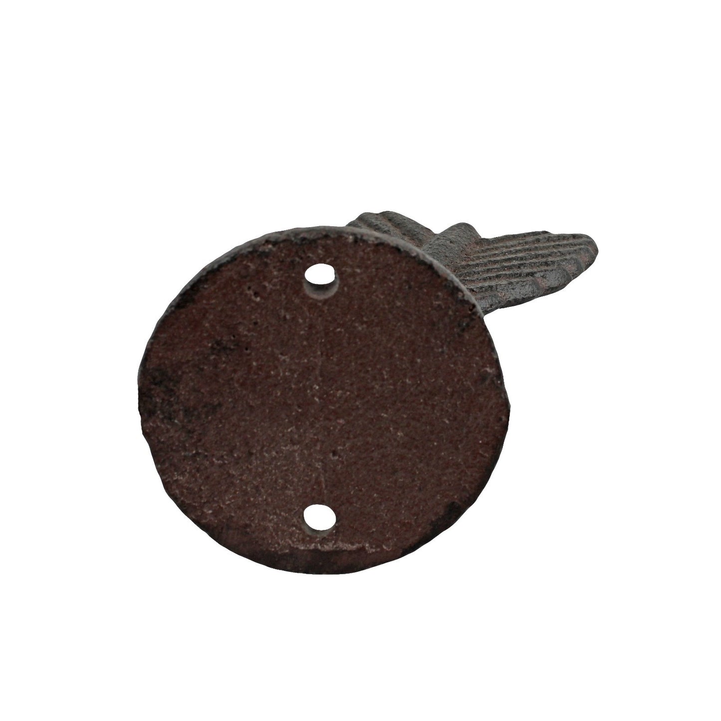 Cast Iron Arrow Feather Wall Hook Coat Towel Purse Hanger Rustic Brown 3 3/4 in
