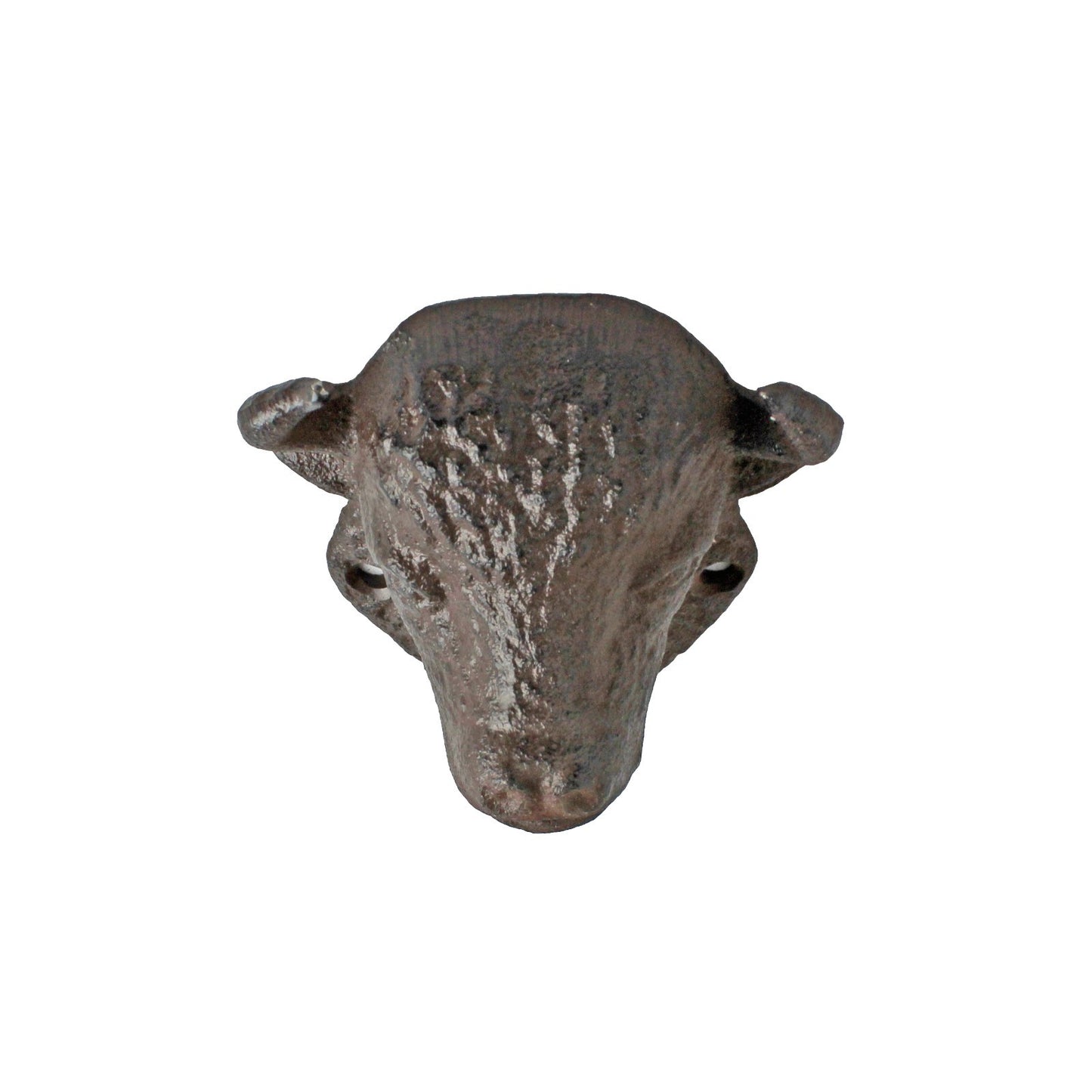 Rustic Cast Iron Buffalo Bison Beer Soda Bottle Opener Wall Mount Antique Brown