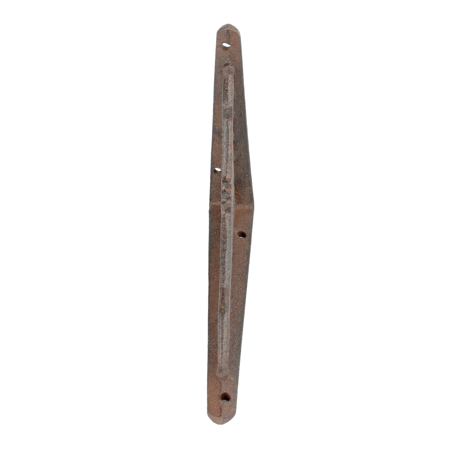 2 Small Lattice Shelf Brackets Cast Iron Brace Antique Style Brown 5 x 4 inch