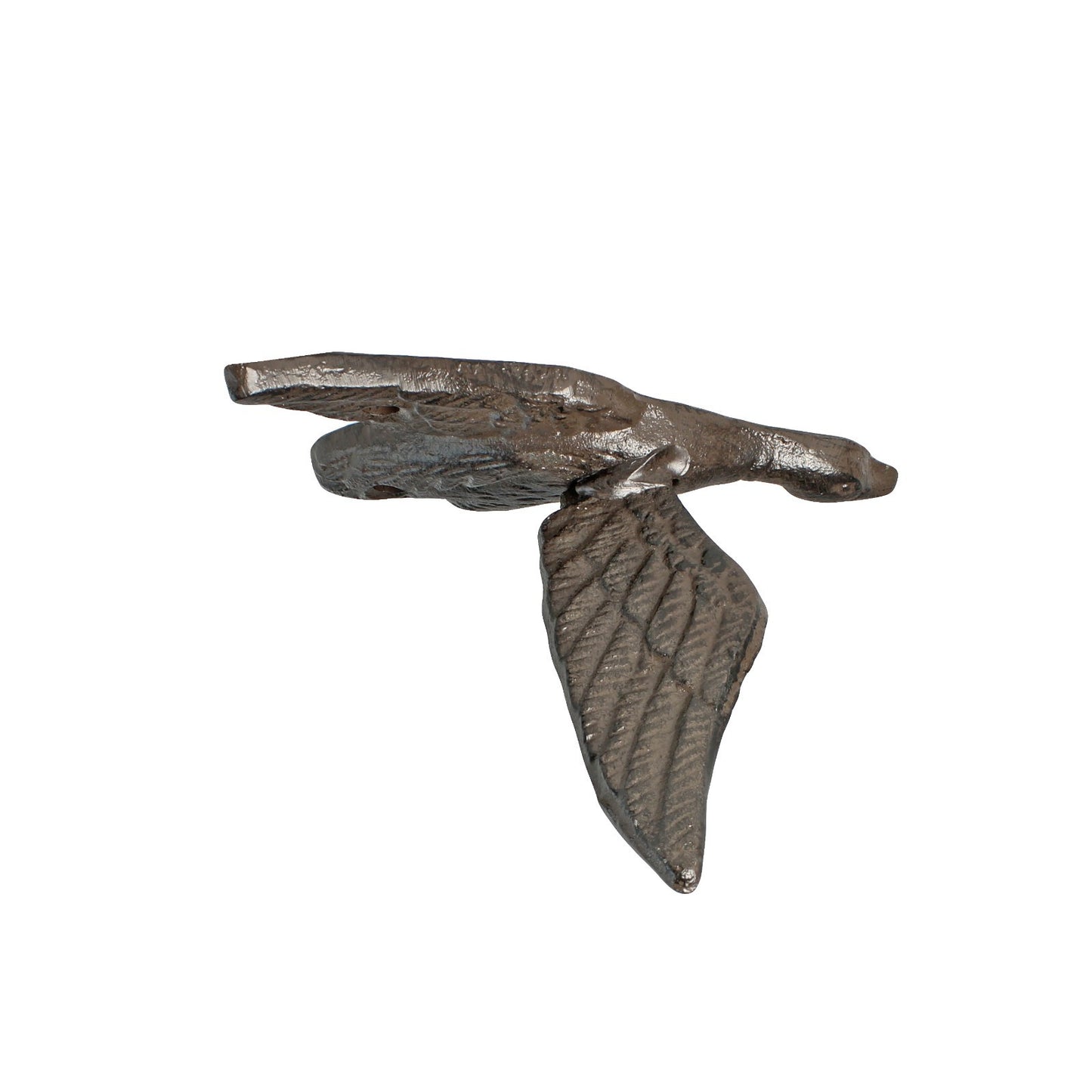Rustic Cast Iron Flying Duck Wing Wall Hook Coat Towel Dog Leash Hanger Brown