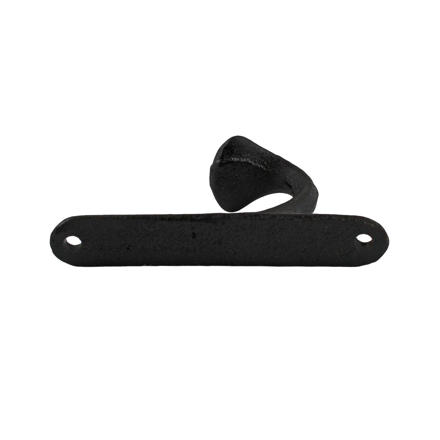 Matte Black Cast Iron Simple Wall Hook Door Robe Key Towel Coat Hanger 4 inch