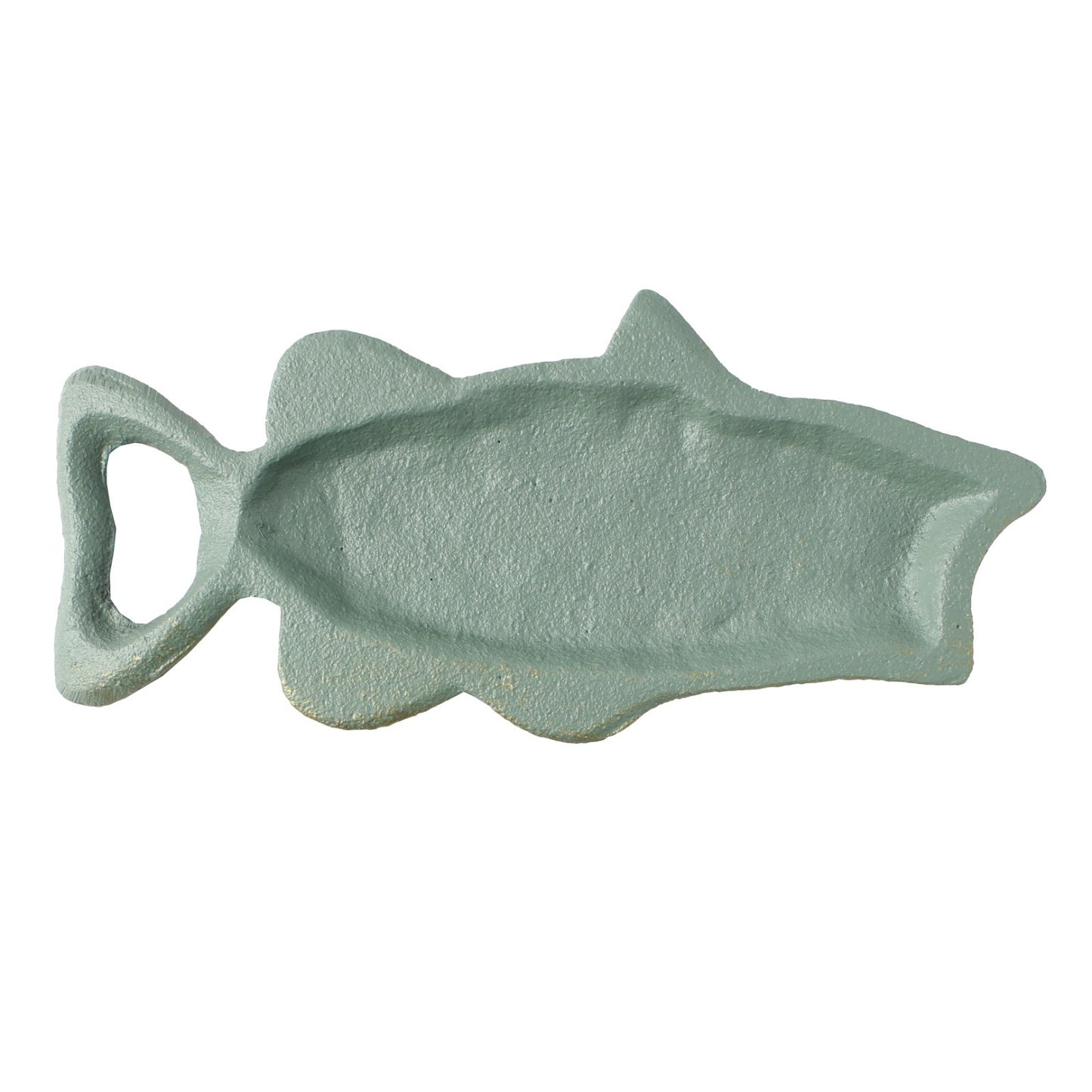 Cast Iron Large Mouth Bass Tail Beer Bottle Opener Handheld Boat House Bar Decor