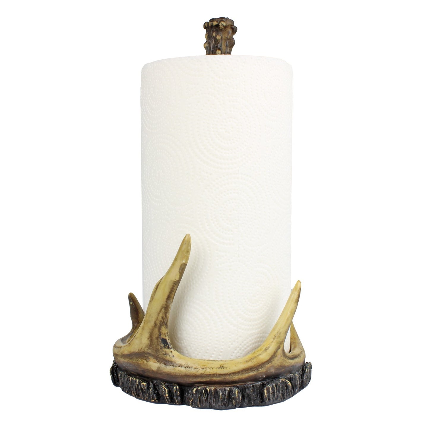 Deer Antler Kitchen Table Top Paper Towel Roll Holder Rustic Cabin Lodge Decor