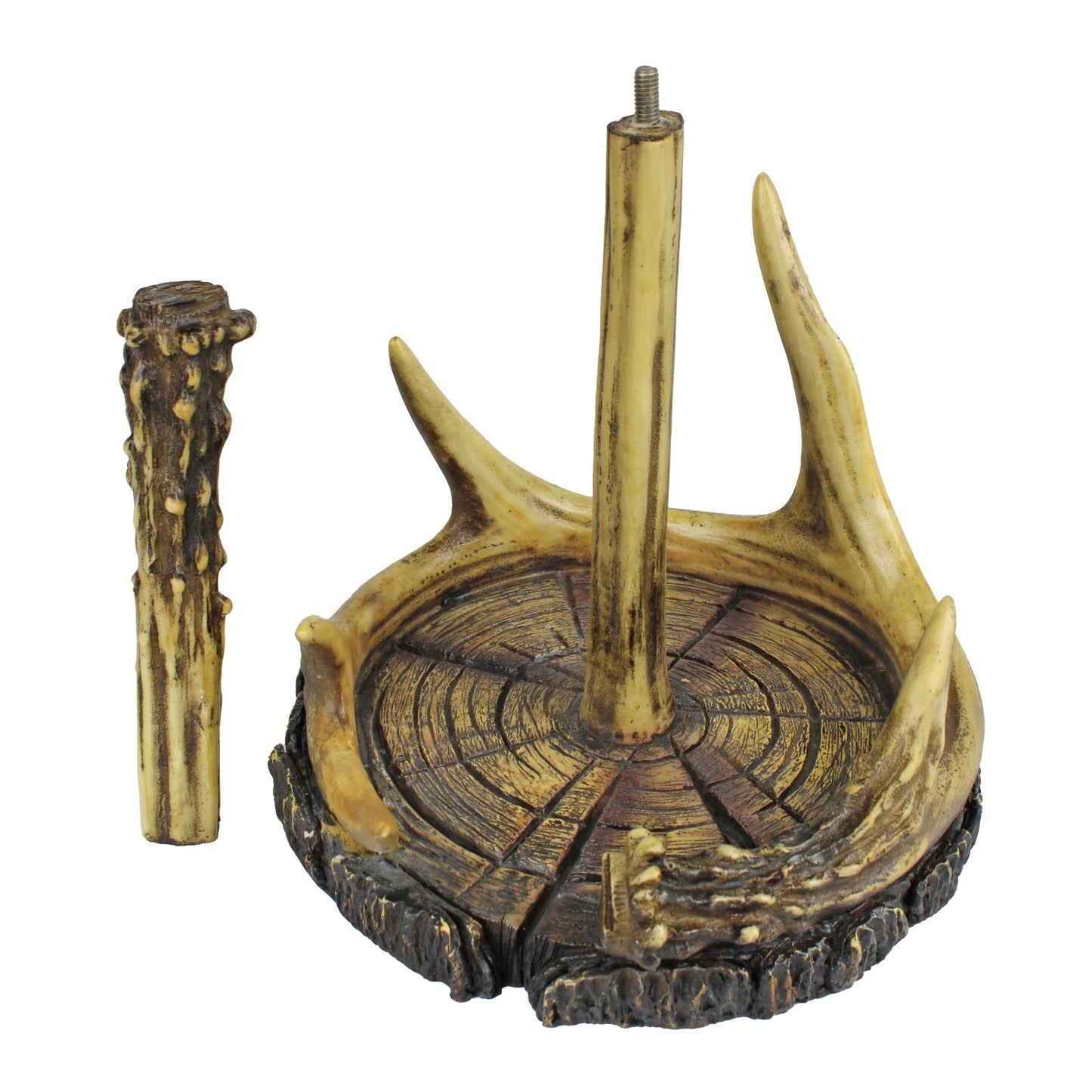 Deer Antler Kitchen Table Top Paper Towel Roll Holder Rustic Cabin Lodge Decor