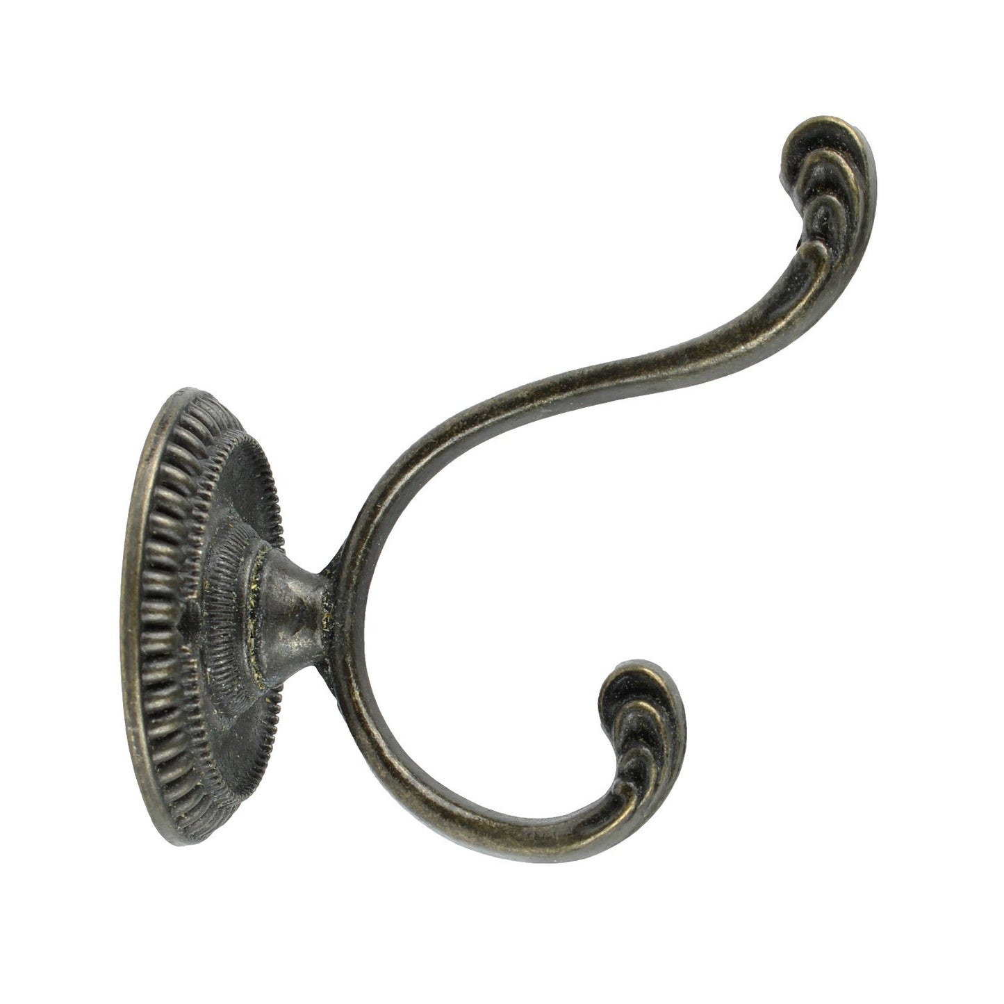 Metal Vines Double Wall Hook Door Robe Towel Coat Hanger Brushed Gold 3 inch
