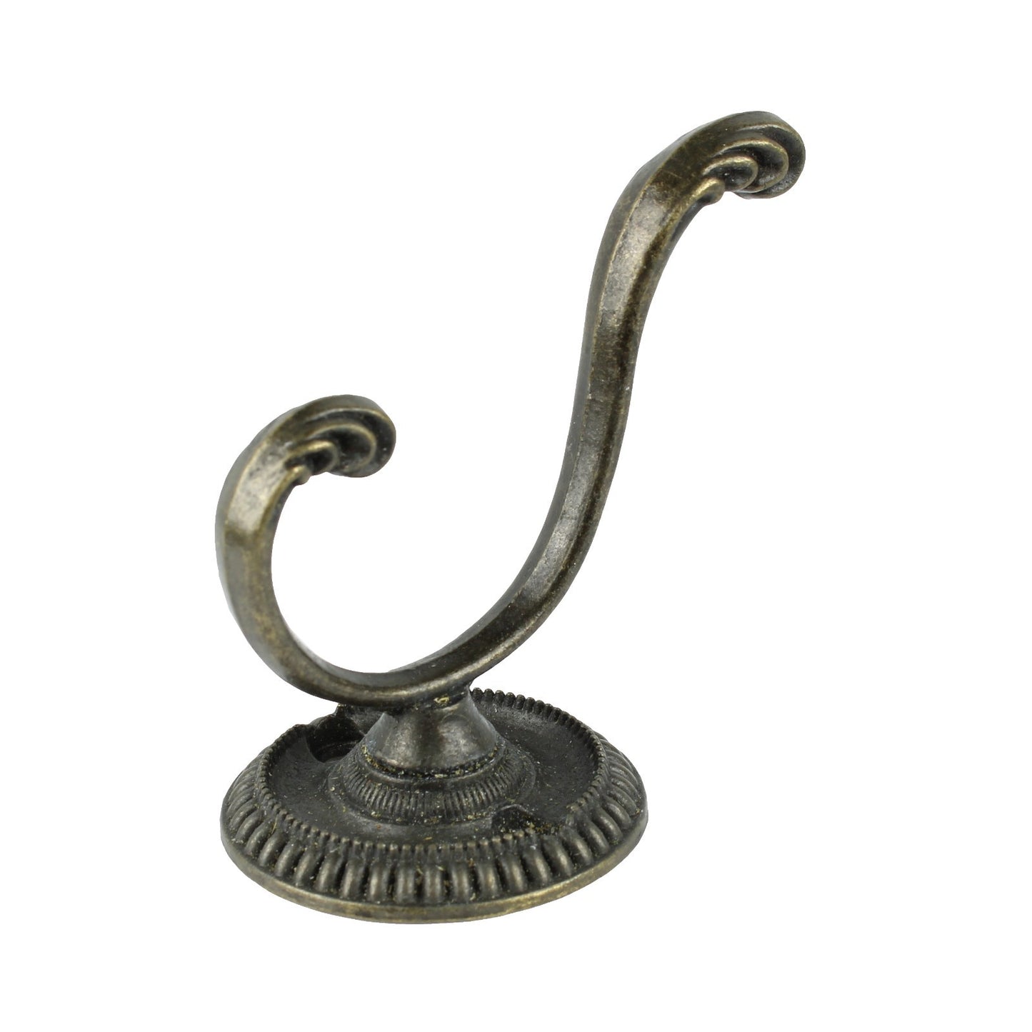 Metal Vines Double Wall Hook Door Robe Towel Coat Hanger Brushed Gold 3 inch