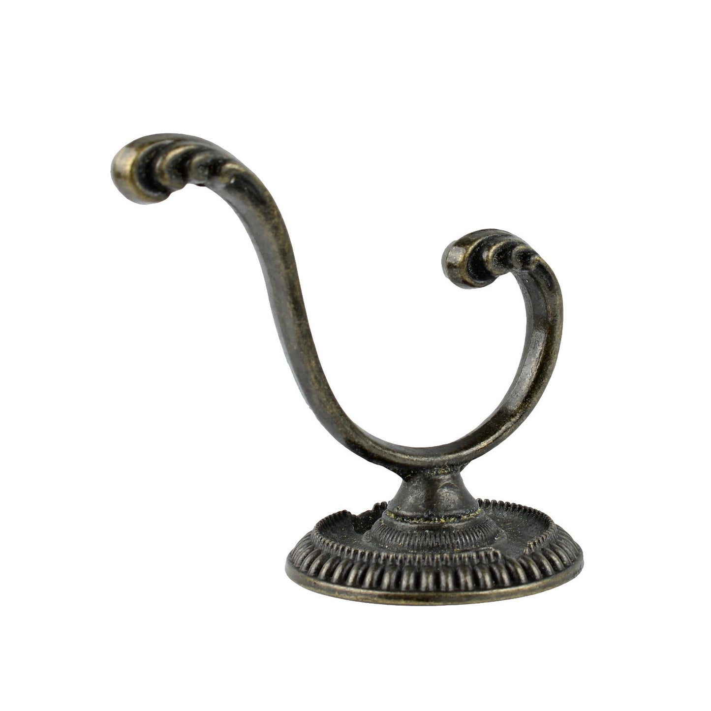 Metal Vines Double Wall Hook Door Robe Towel Coat Hanger Brushed Gold 3 inch
