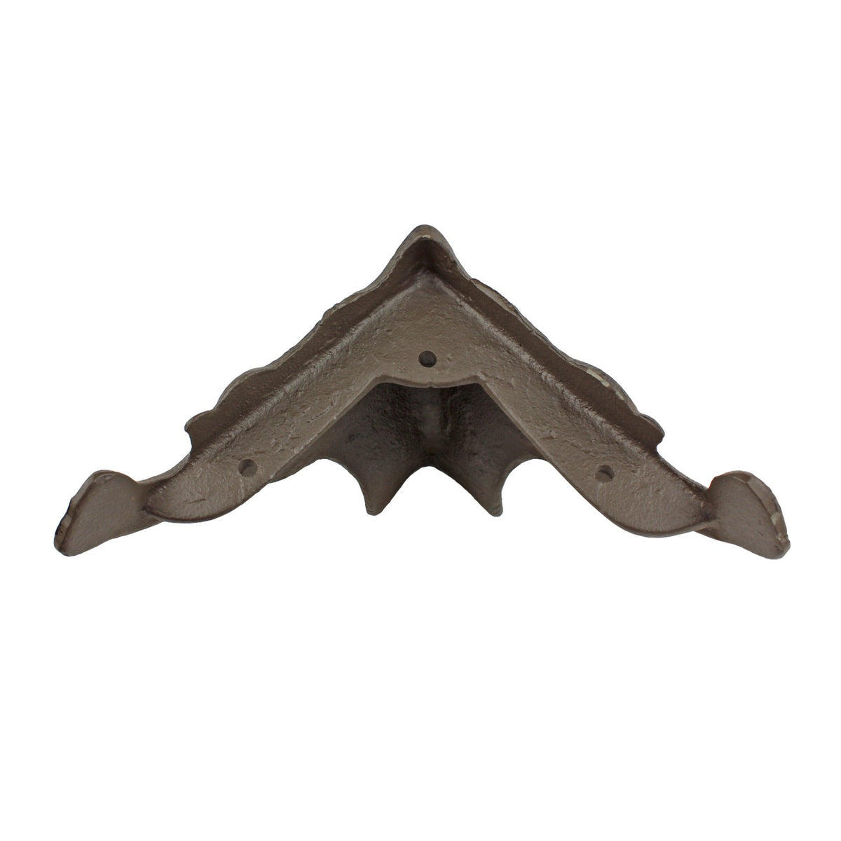 Cast Iron Ornate Rustic Furniture Stove Chest Corner Bracket Foot Leg 5 3/4 inch