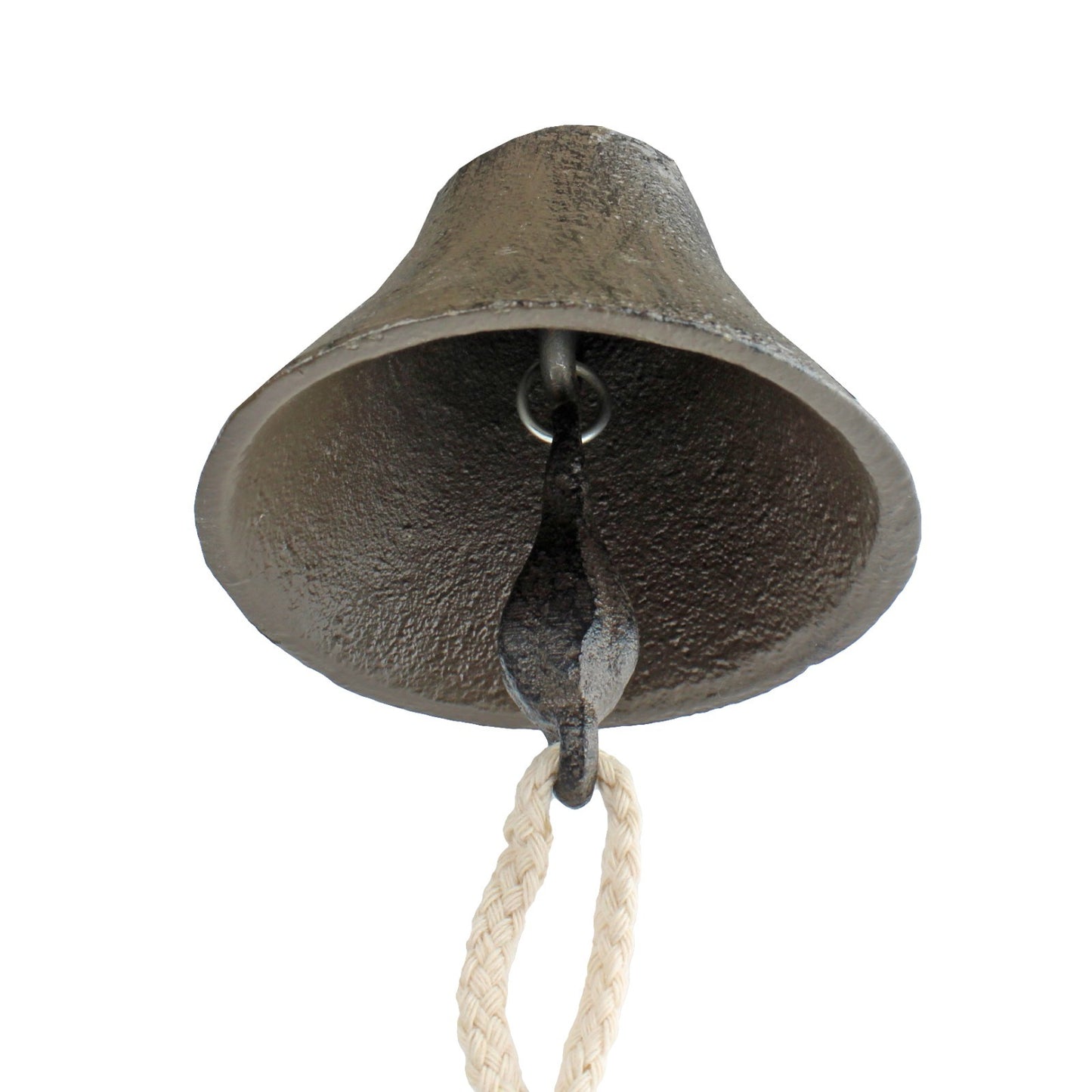 Rustic Cast Iron Deer Dinner Bell Wall Mounted Cabin Lodge Decor Antique Brown