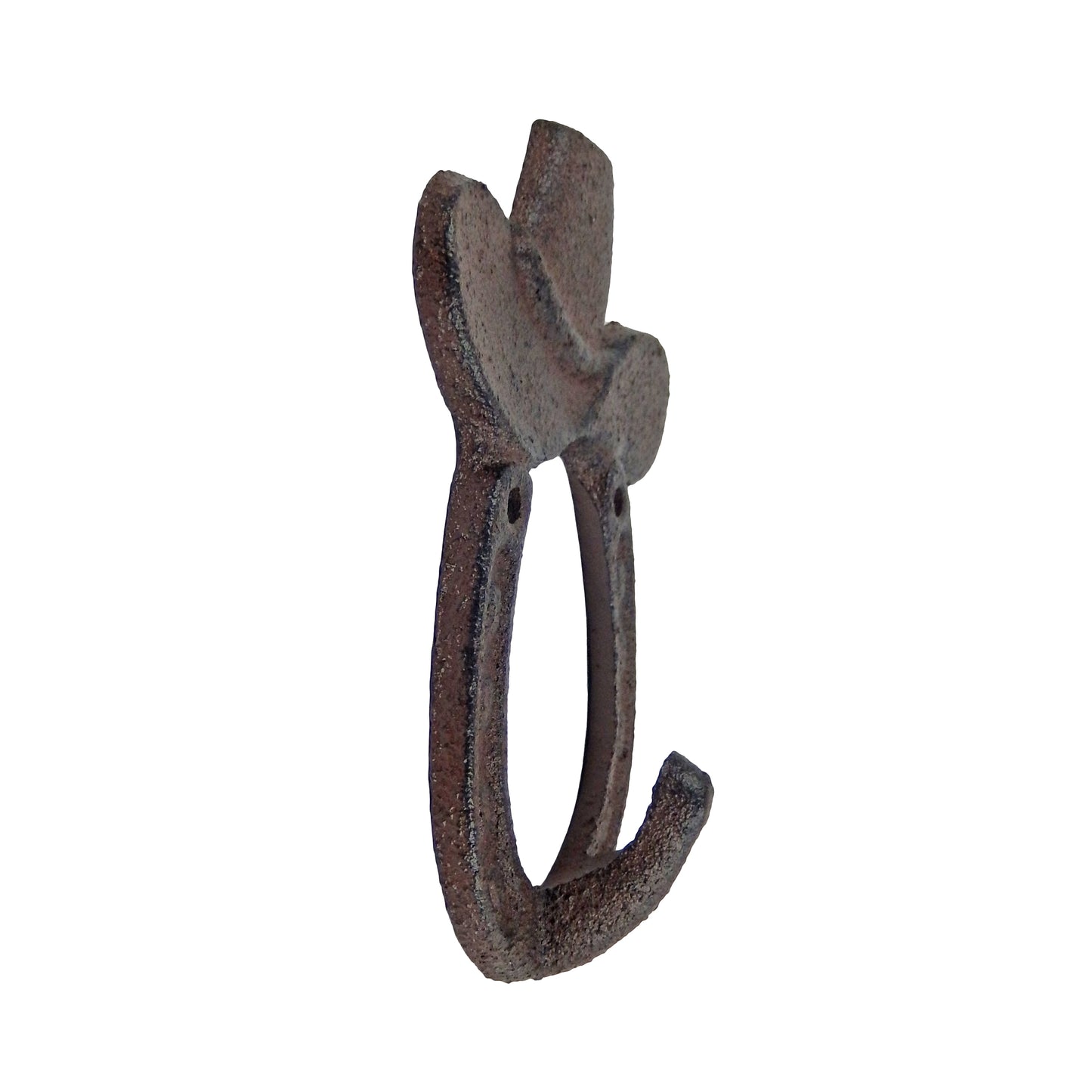 Cast Iron Horseshoe Hat Shaped Wall Hook Key Towel Coat Hanger Western Decor