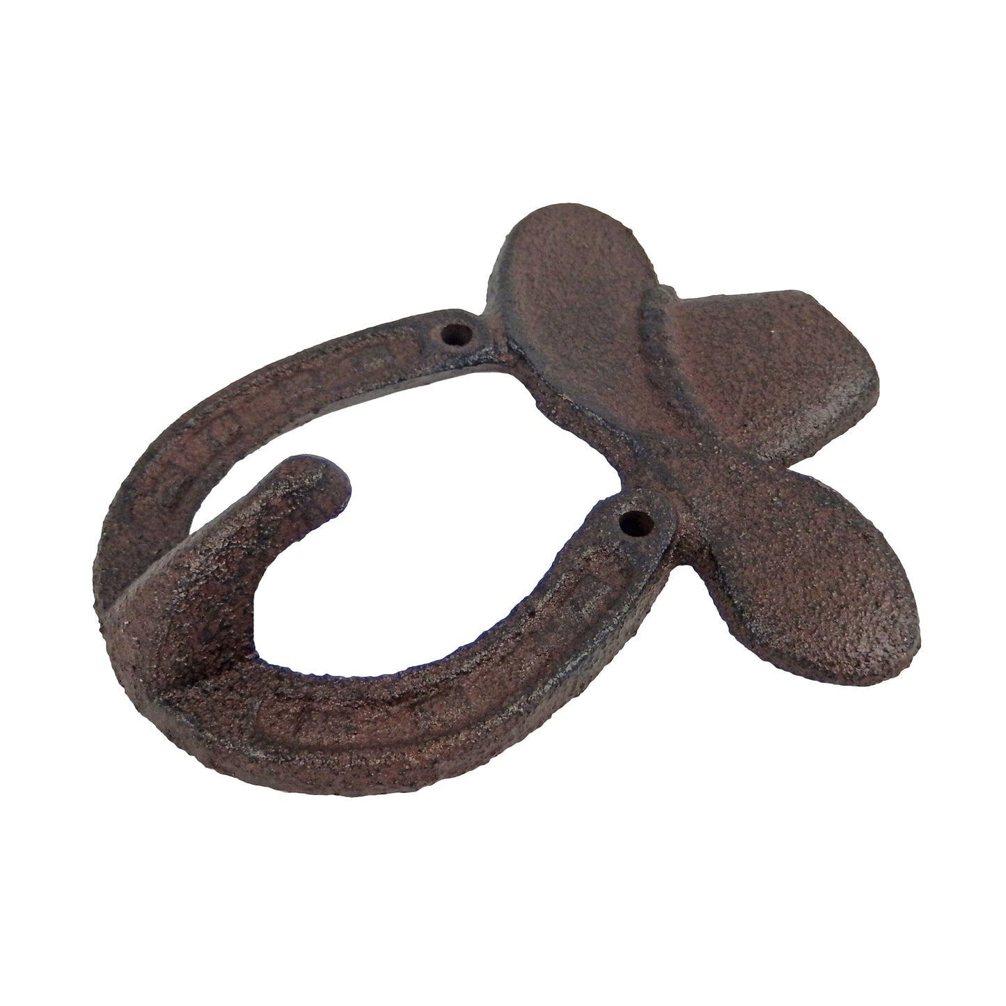 Cast Iron Horseshoe Hat Shaped Wall Hook Key Towel Coat Hanger Western Decor
