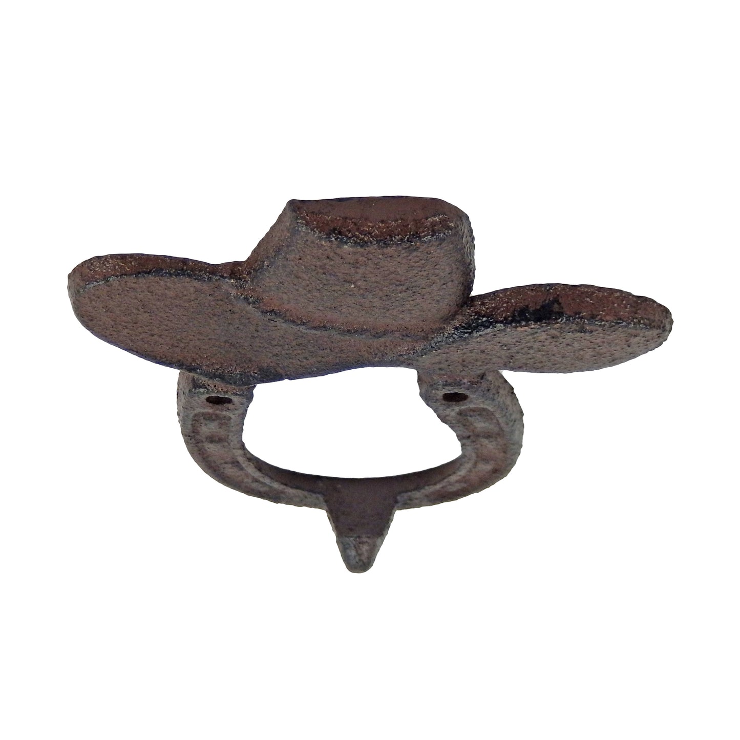 Cast Iron Horseshoe Hat Shaped Wall Hook Key Towel Coat Hanger Western Decor