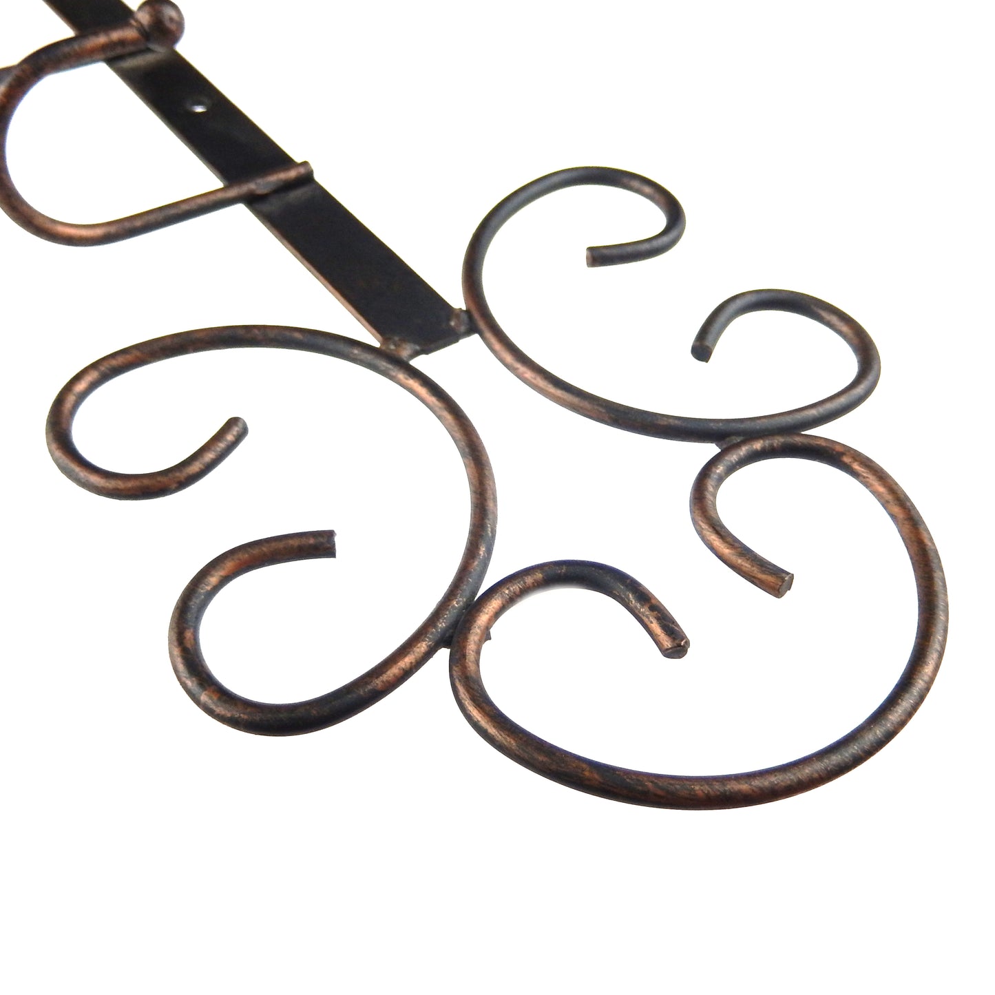 Metal Key Shaped Wall Hook Rack Key Dog Leash Coat Hanger Copper or Brown Finish