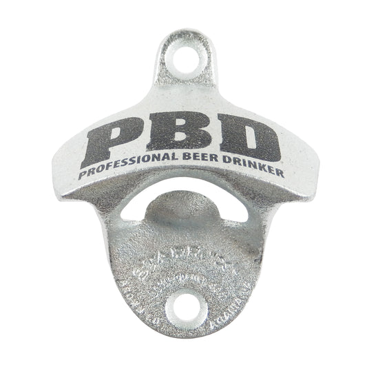 Starr PBD Professional Beer Drinker Bottle Opener Wall Mounted Zinc Plated