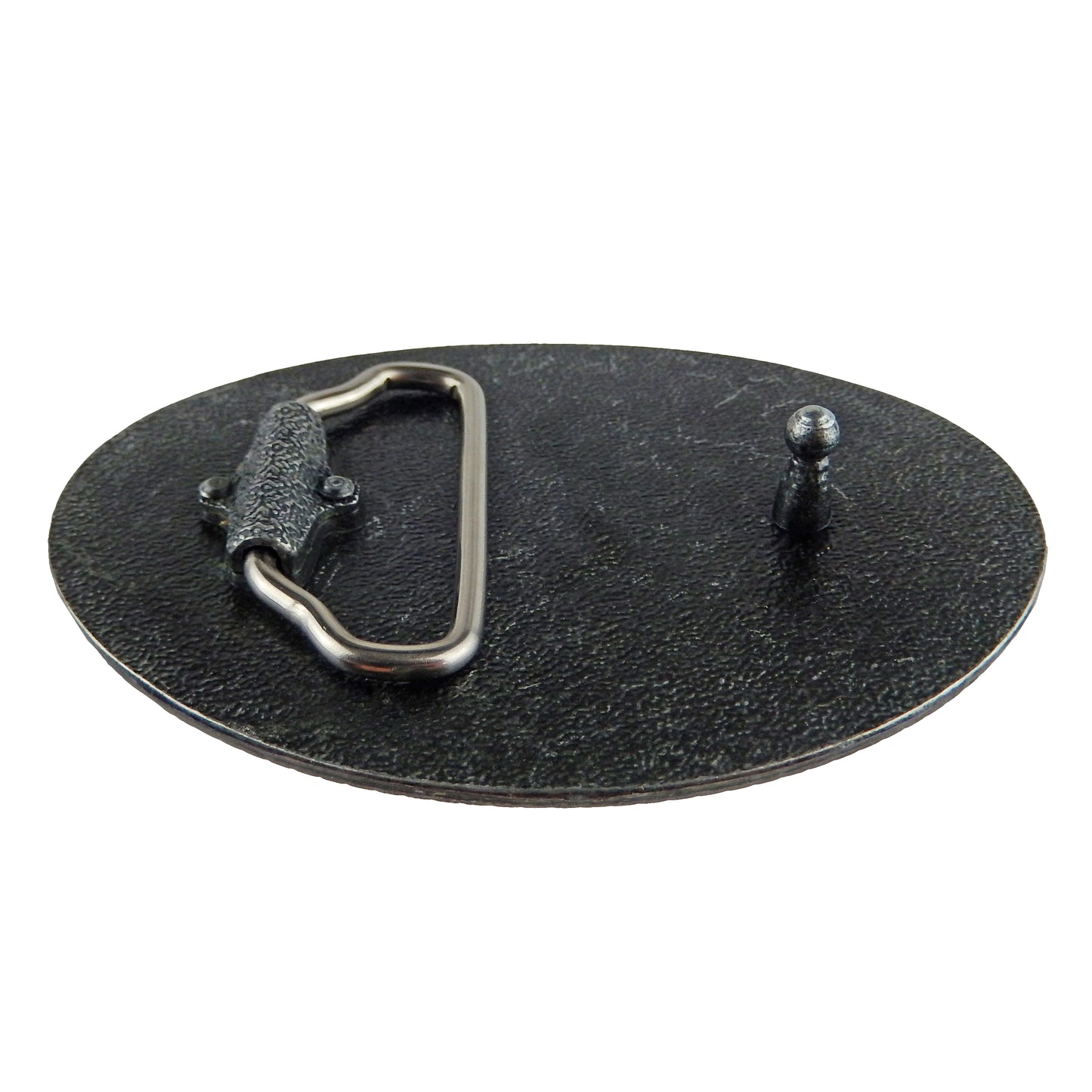 Oval United States Eagle Flag Belt Buckle Antique Silver Fits 1.5 inch Belts