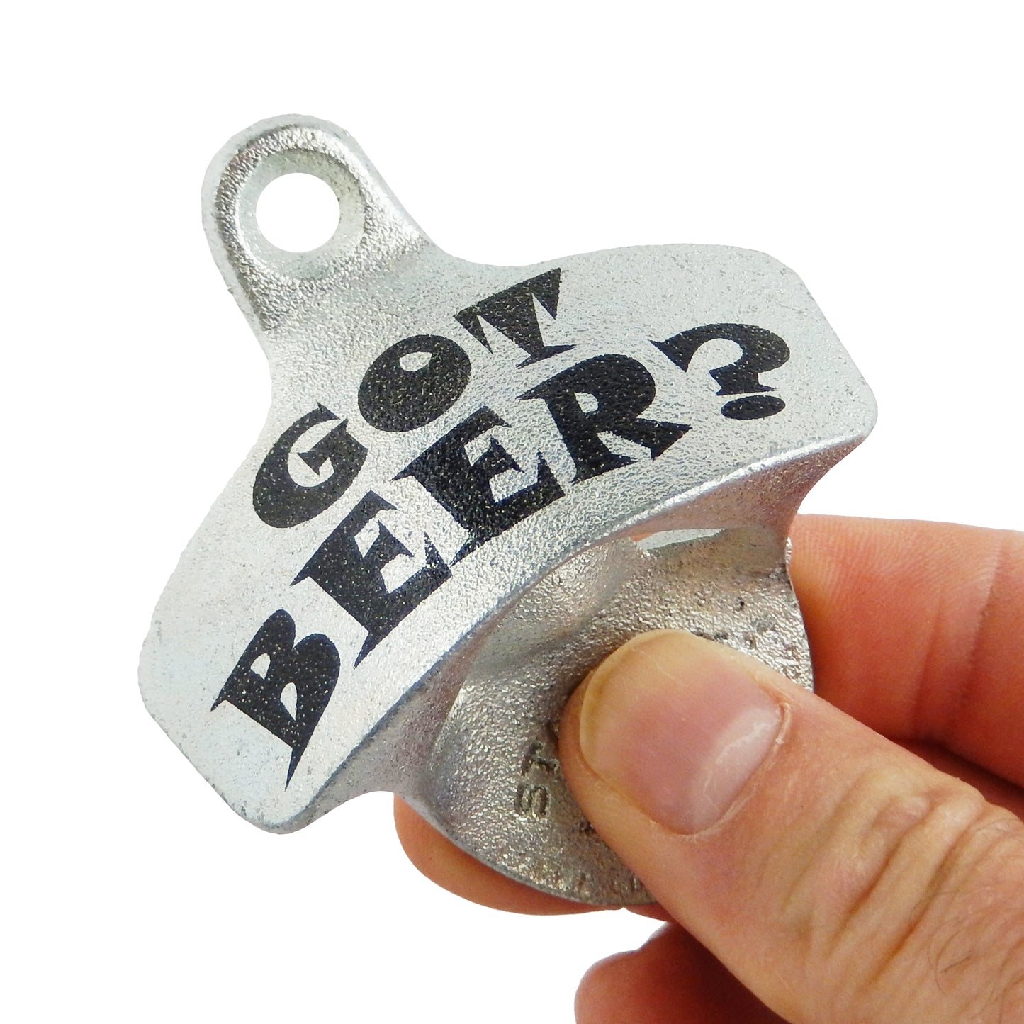 Starr X Got Beer? Cast Iron Beer Soda Bottle Opener Wall Mounted Zinc Plated