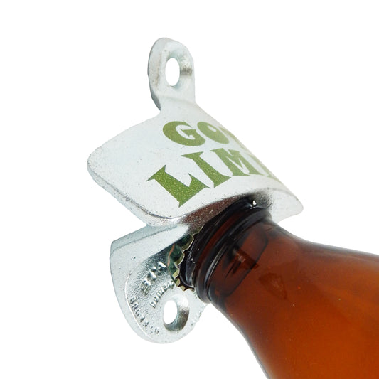 Starr X Got Lime? Cast Iron Beer Soda Bottle Opener Wall Mounted Zinc Plated