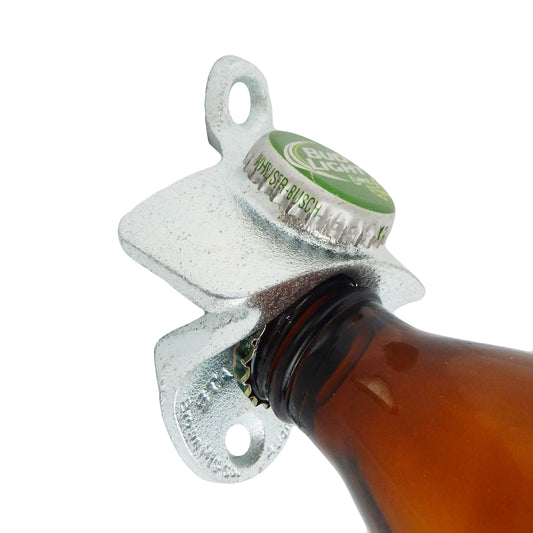 Starr X Bud Light Lime Cap Cast Iron Beer Bottle Opener Wall Mounted Zinc Plated