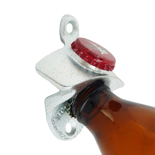 Starr X Full Sail Cap Cast Iron Beer Bottle Opener Wall Mounted Zinc Plated