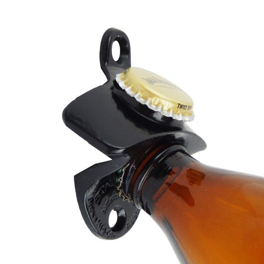 Starr X Black Jack Daniel's Cap Beer Bottle Opener Wall Mounted Powder Coated